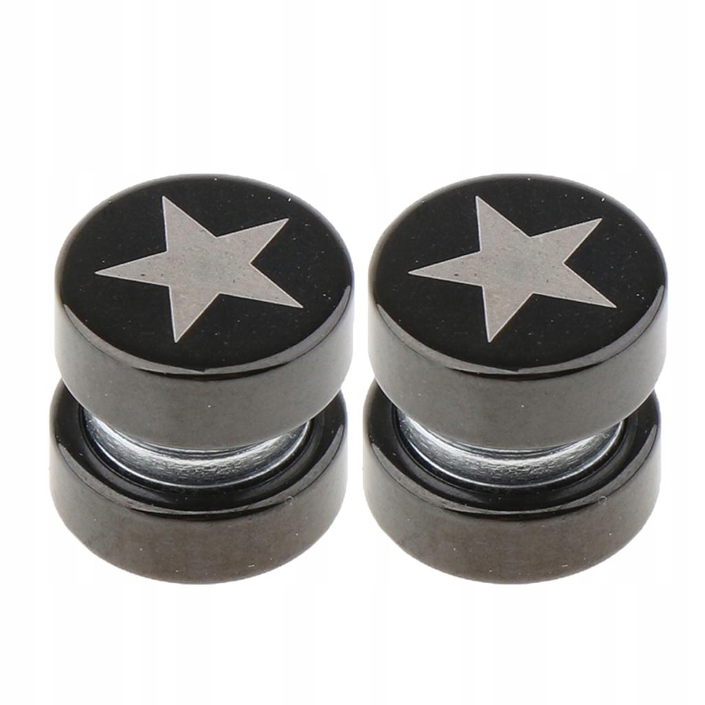 1 pár non -piercing sponu na magnetickom náušnici