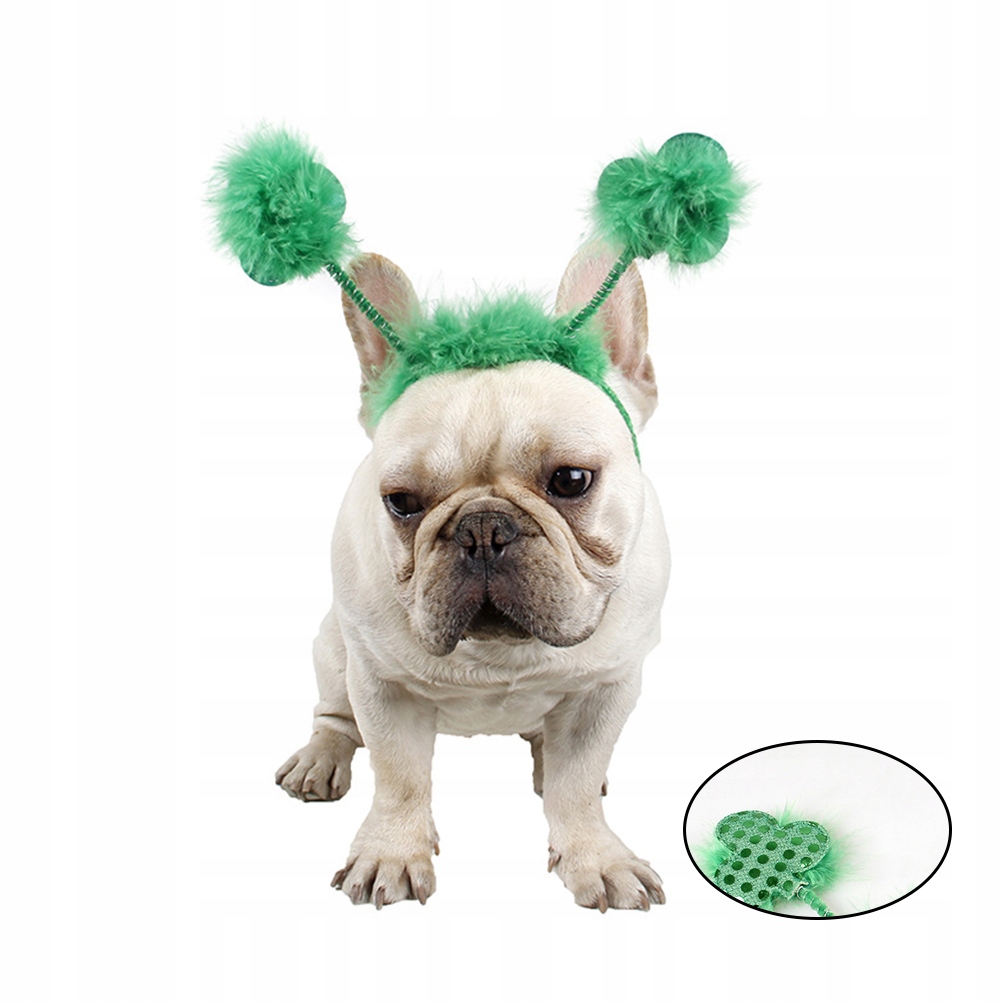 1 kusy domácich miláčikov s čelenkou pre Boppers Shamrock