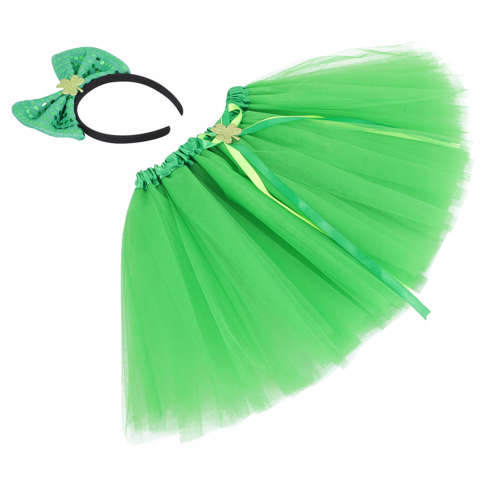 1 sada sv. Patrick's Day Girl Bubble Bubble sukňa