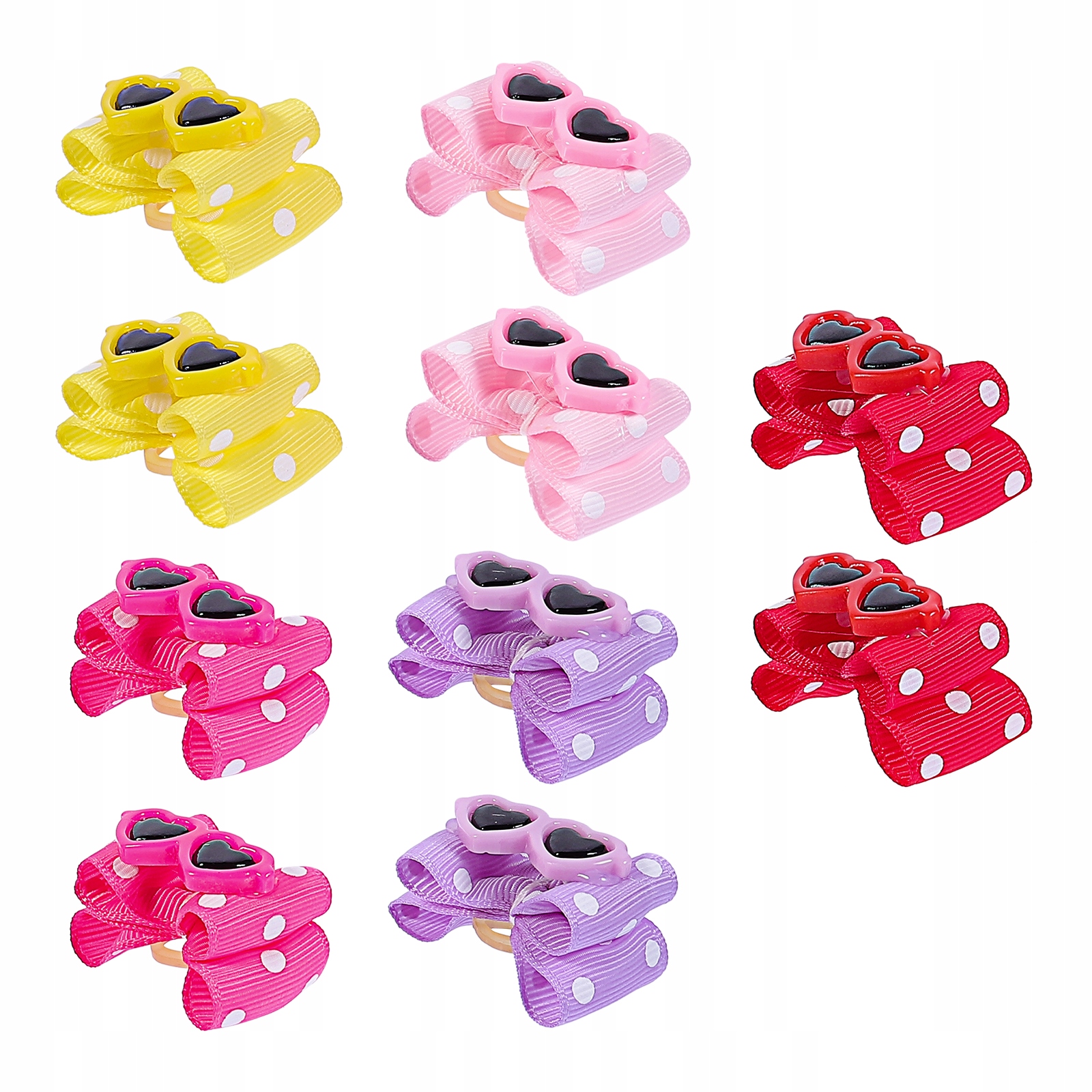 10 kusov Elastics Barrette Lows