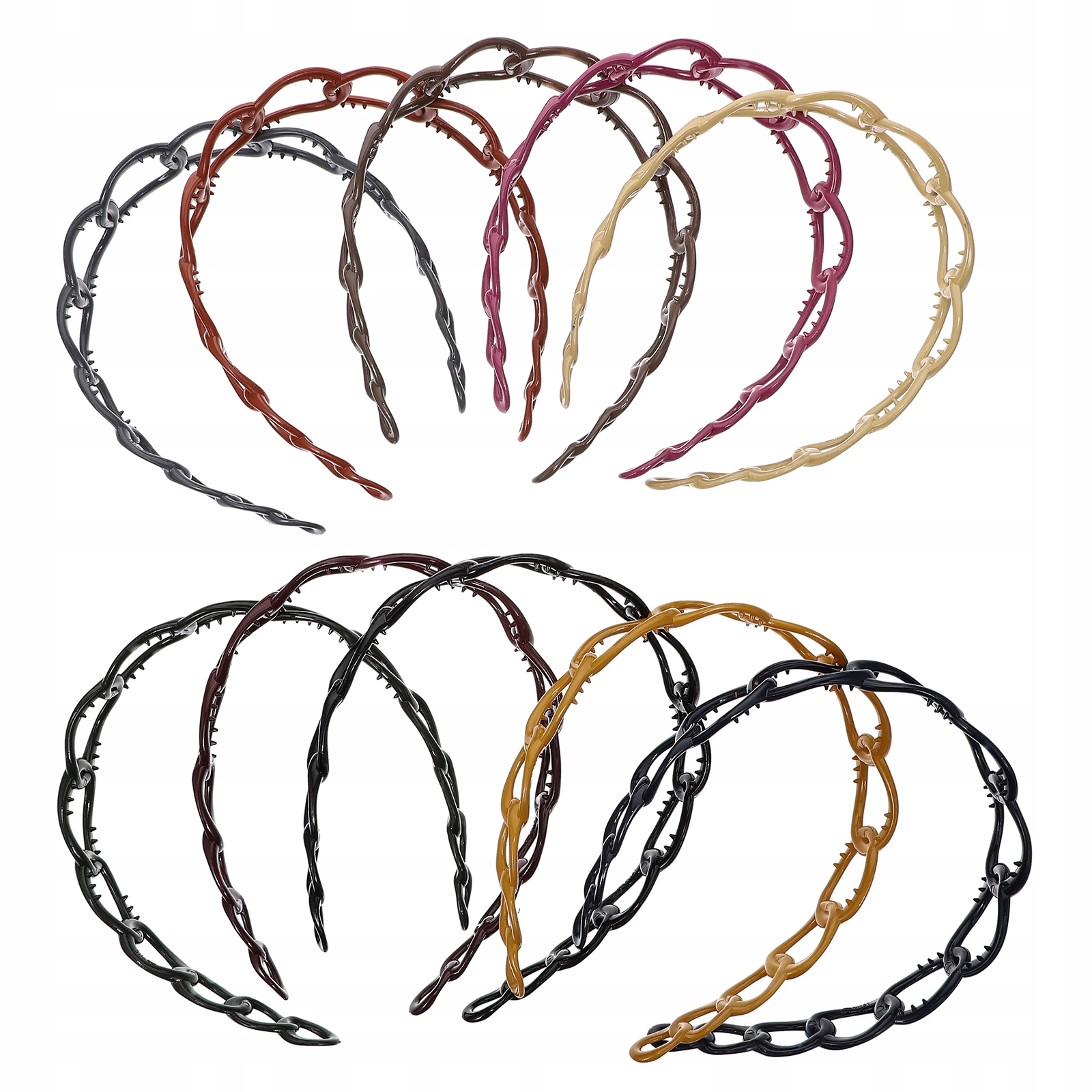 10 kusov Creative Chain Link Band Fashion