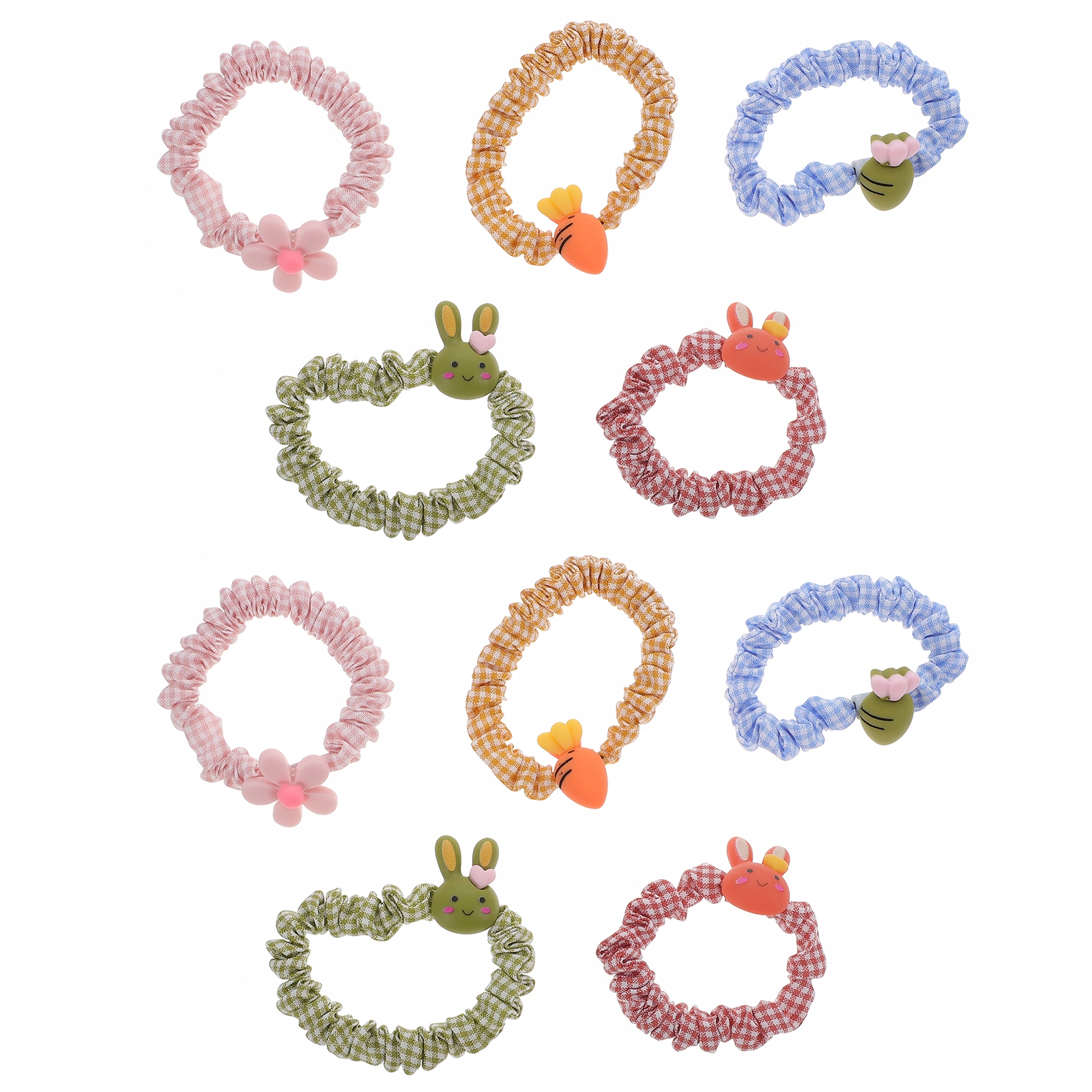 10 kusov poníkových scrunchies zvládne