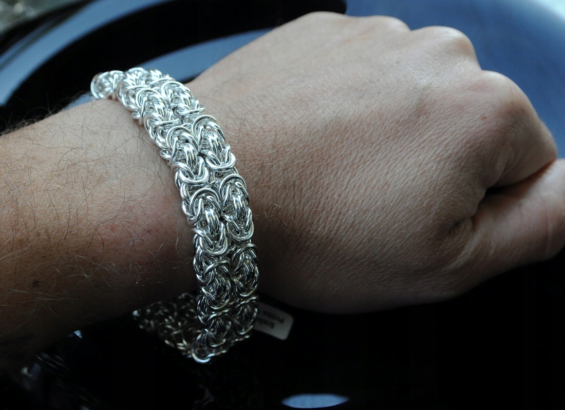 100 g Royal Bracelet Silver 925 Široký 15 mm