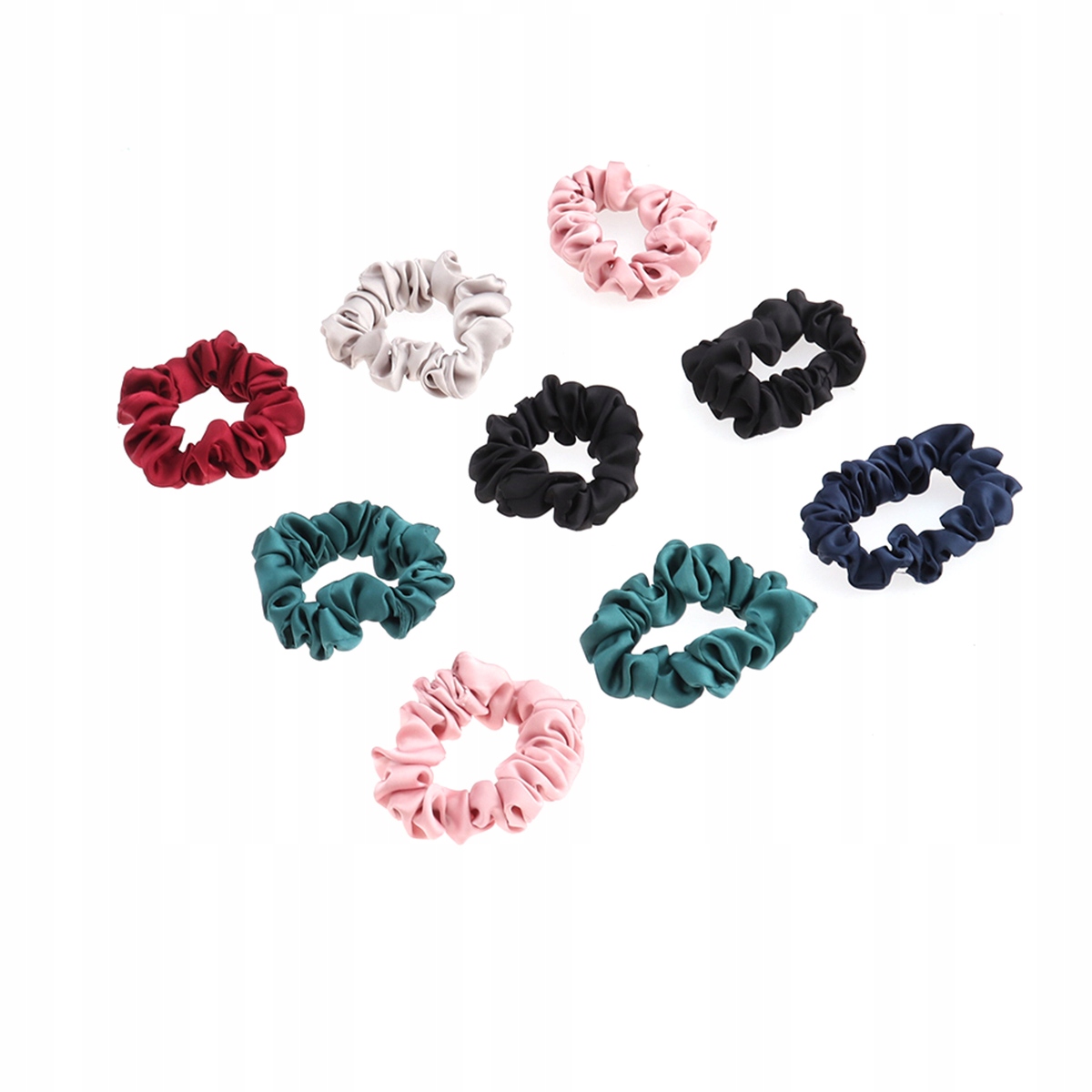12 -kusy Elastické scrunchies Hair Sparkes