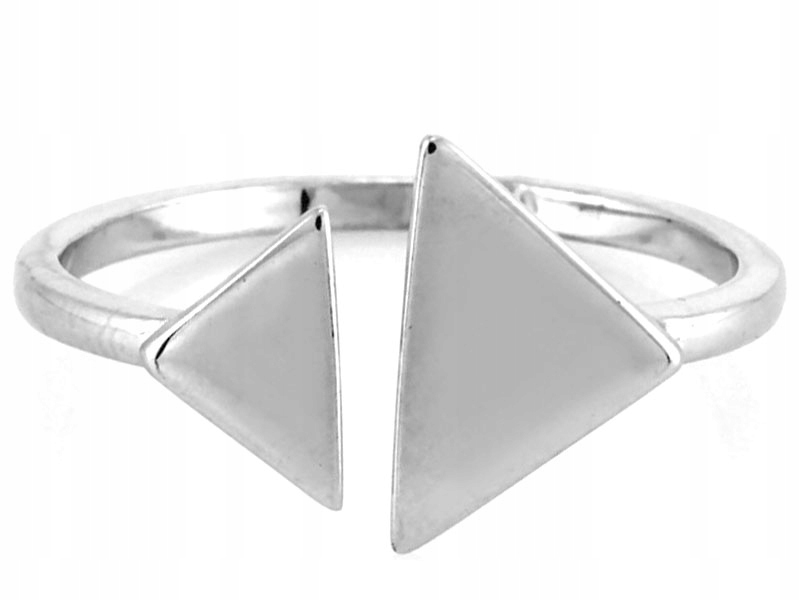 16R EBRNY TRIANGLE OPEN RING 925 HIT