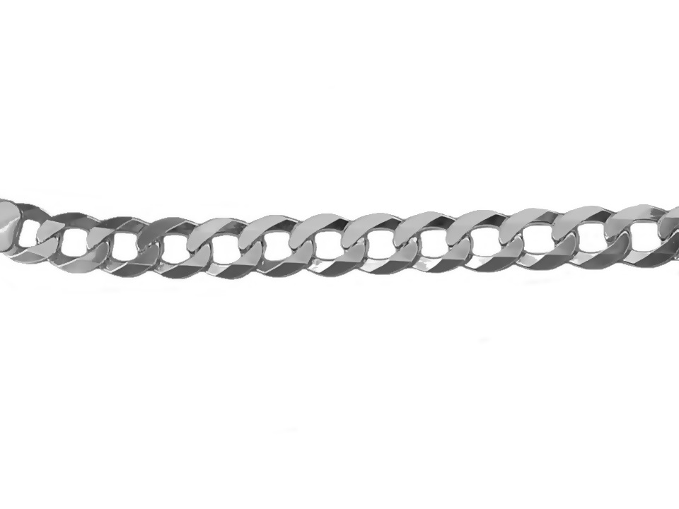 17,4 g Strieborné reťazové tuhé cesto 5 mm 60 cm