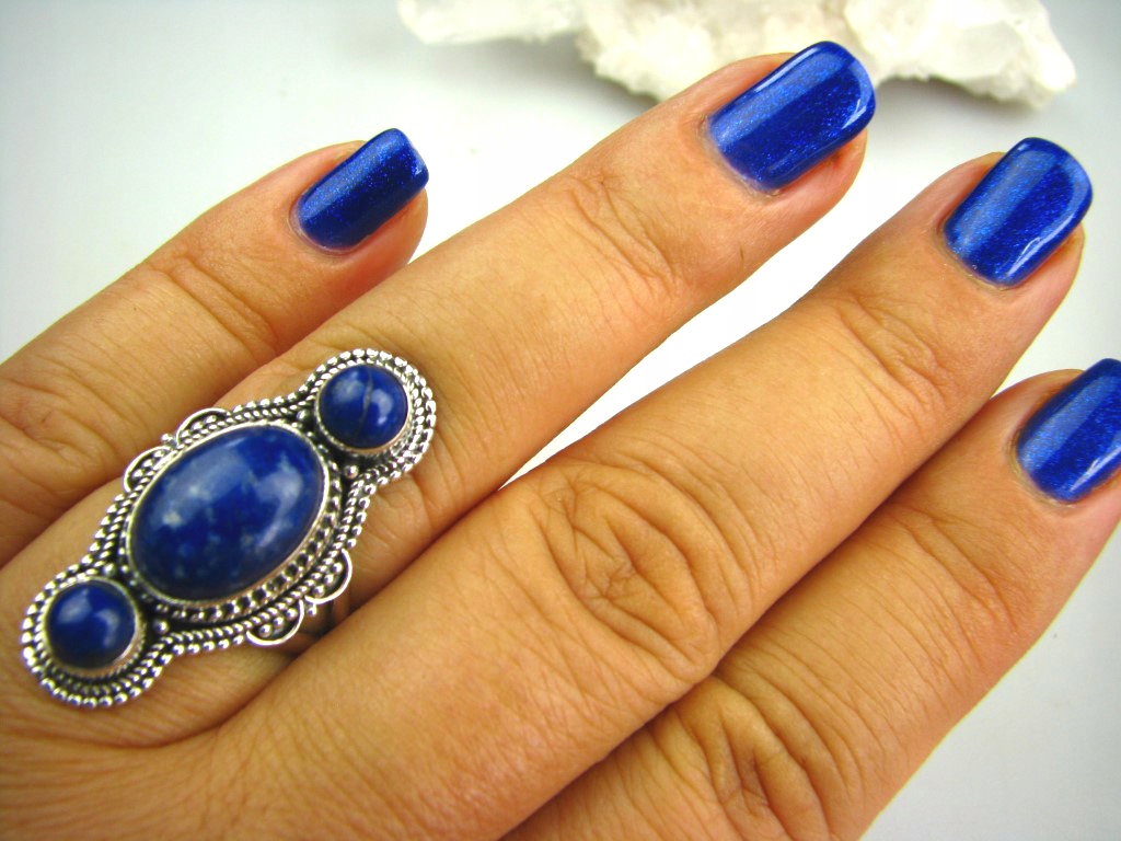 1902 Prsteň Orient Klenot Lapis Lazuli Silver