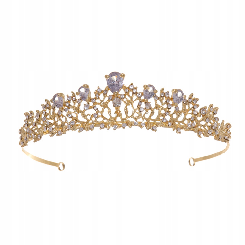 1pc Bling Hair Crown Hair Glow Tiara