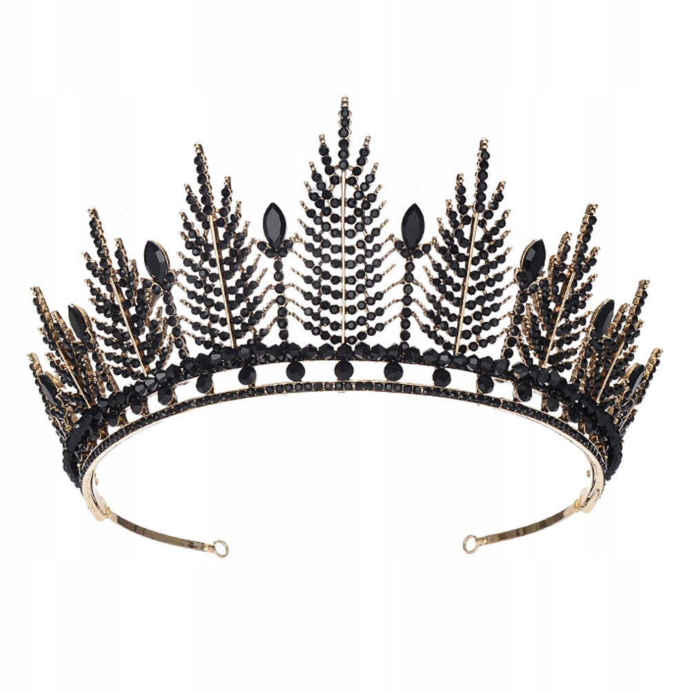 Svadba 1pc v štýle Vintage Tiara Black Wedding Tiara