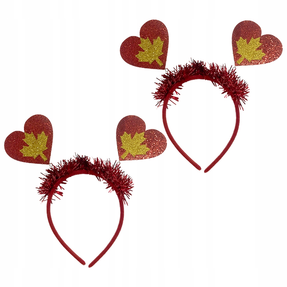 Vlasová kapela s 2 kusmi Festival Heart Headband