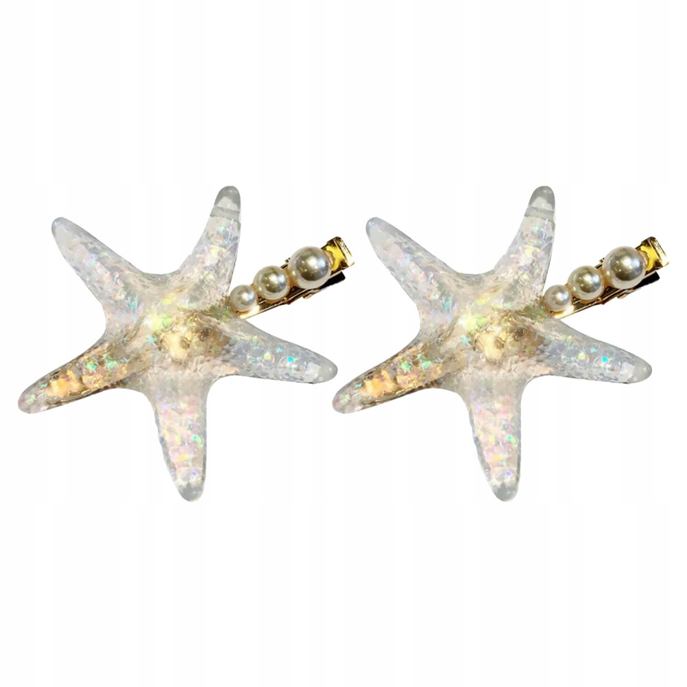 2 kusy Krásna barrette Barrette Hair Beach