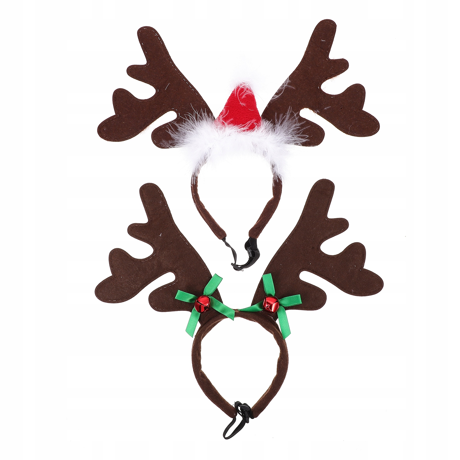 2 kusy psie narodeninové klobúky Deer Cosplay roh