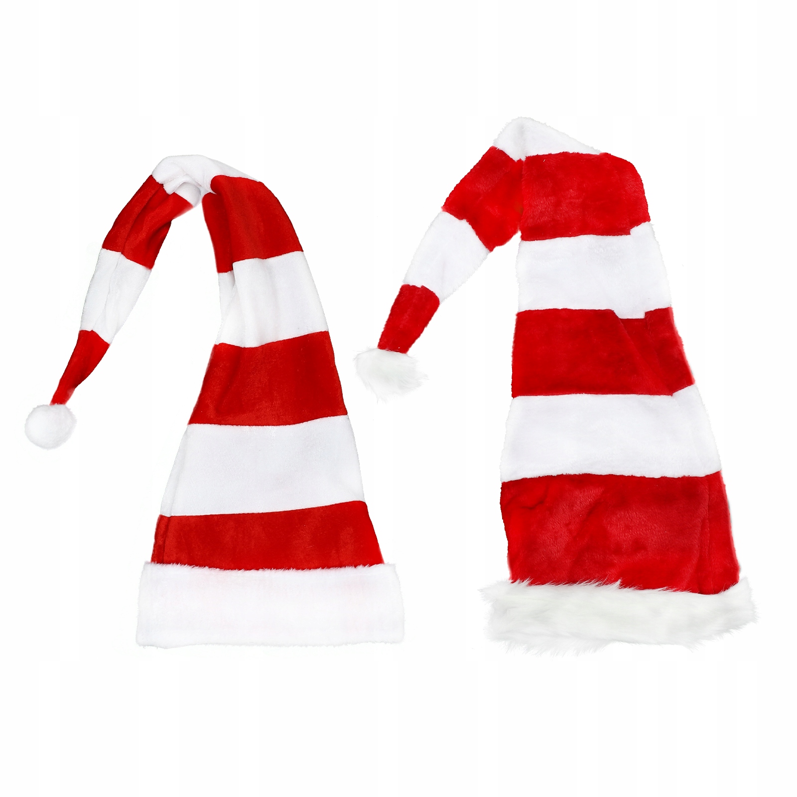 2 plyšové kúsky Santa vianočný klobúk