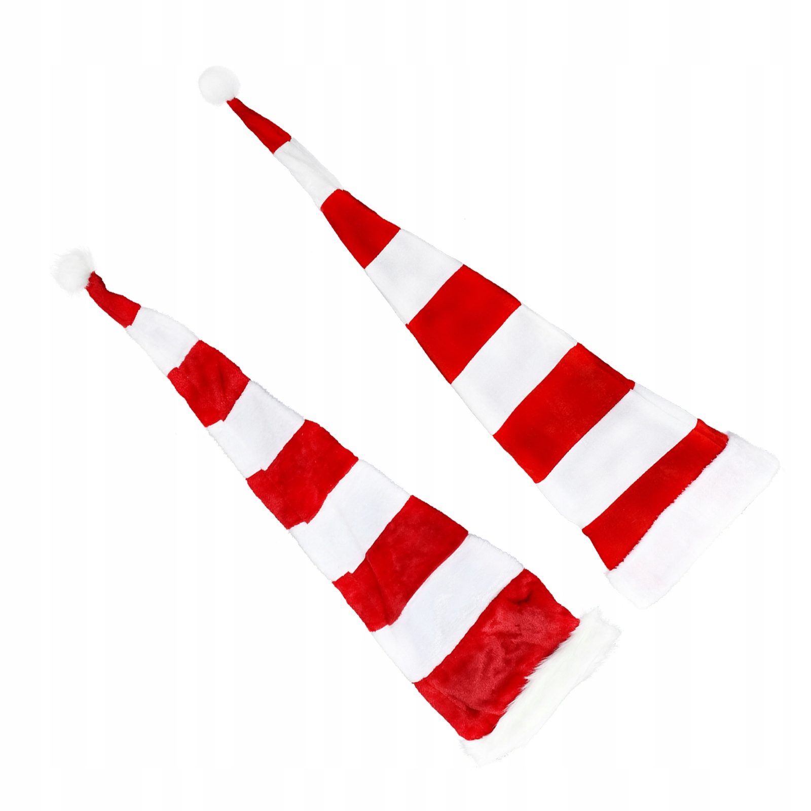2 kusy Santa napriek klobúku Santa Red Hat