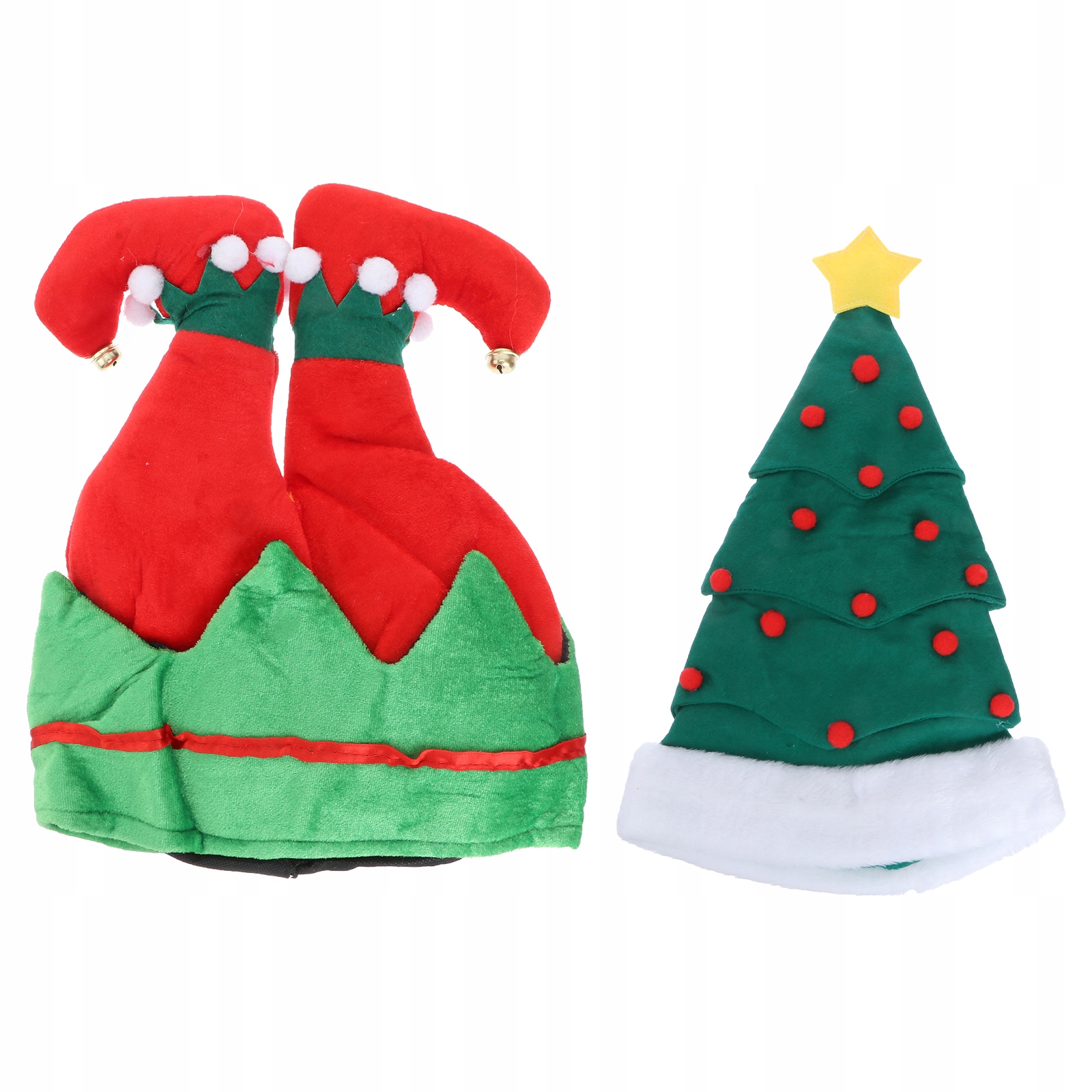 2 kusy Santa Claus kostýmový klobúk
