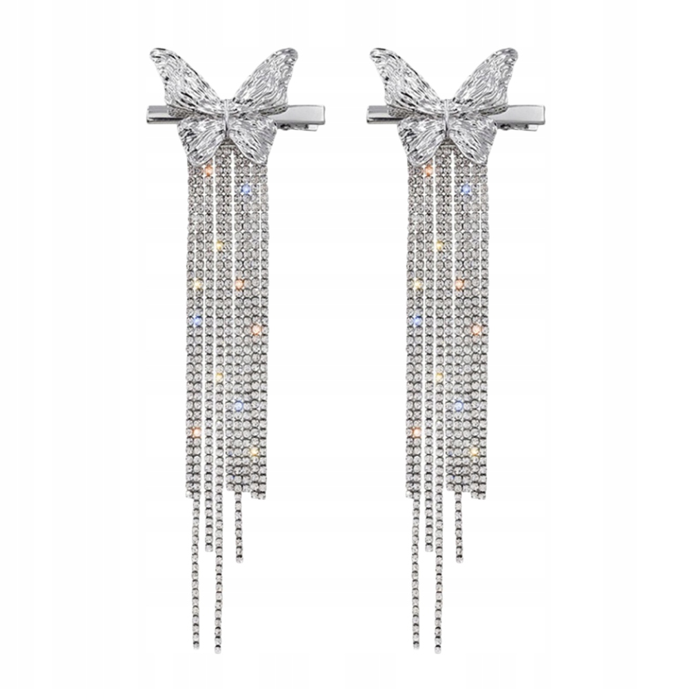 2 kusy bočné sponky na vlasy Tassel Hair Clip