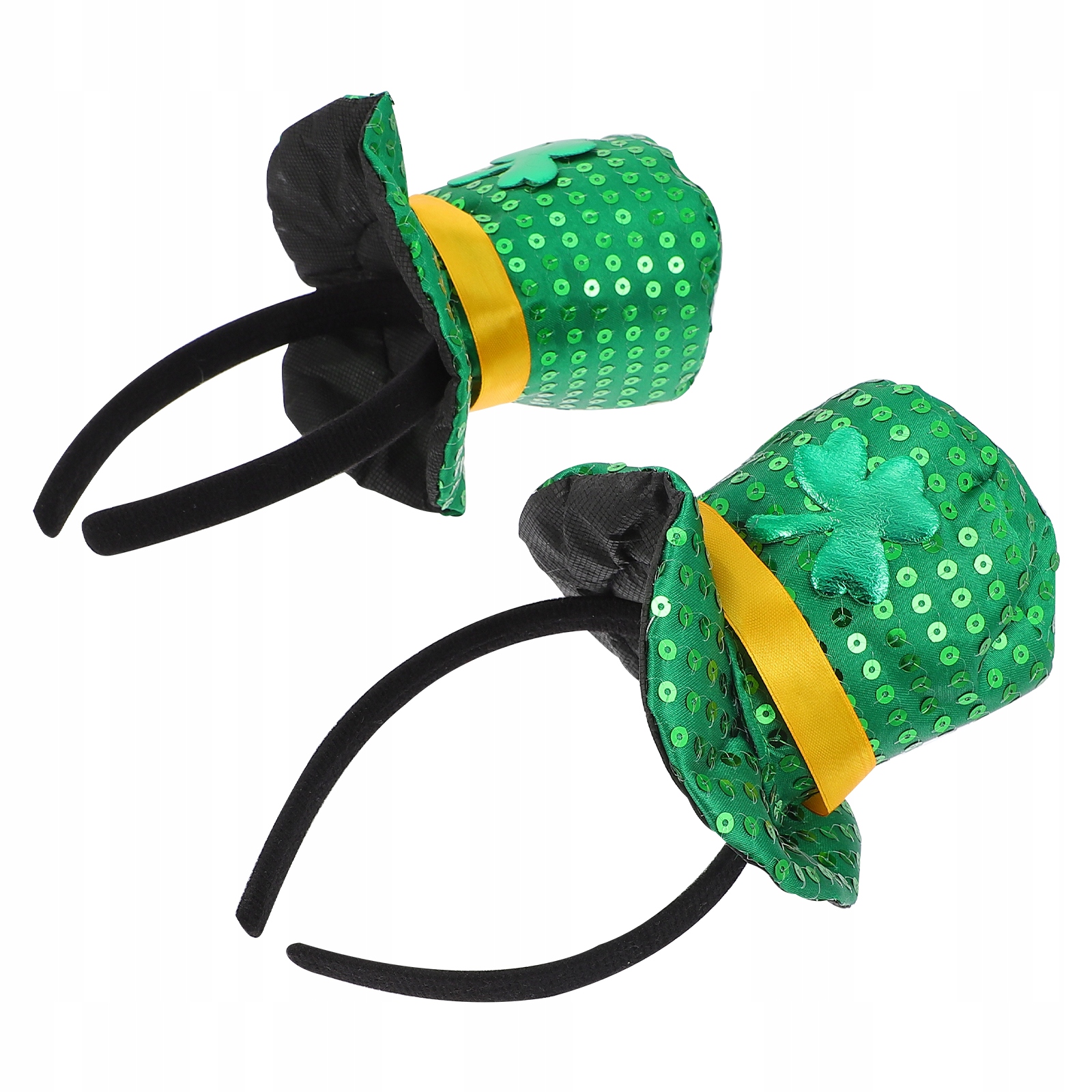 2 kusy klobúkov Shamrock čelenky na hlavu