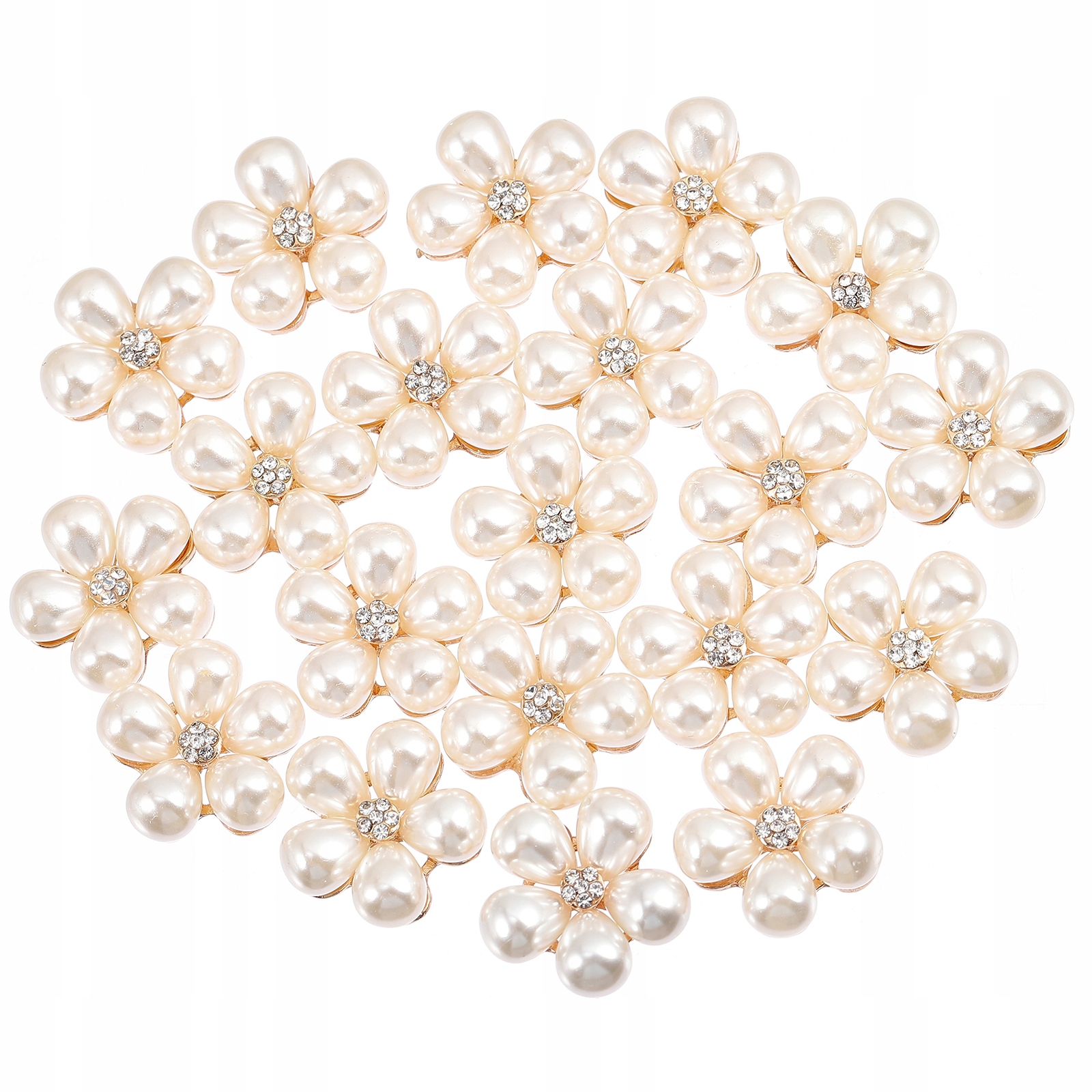20 Pearl Pearl Pearl Dikelné gombíky