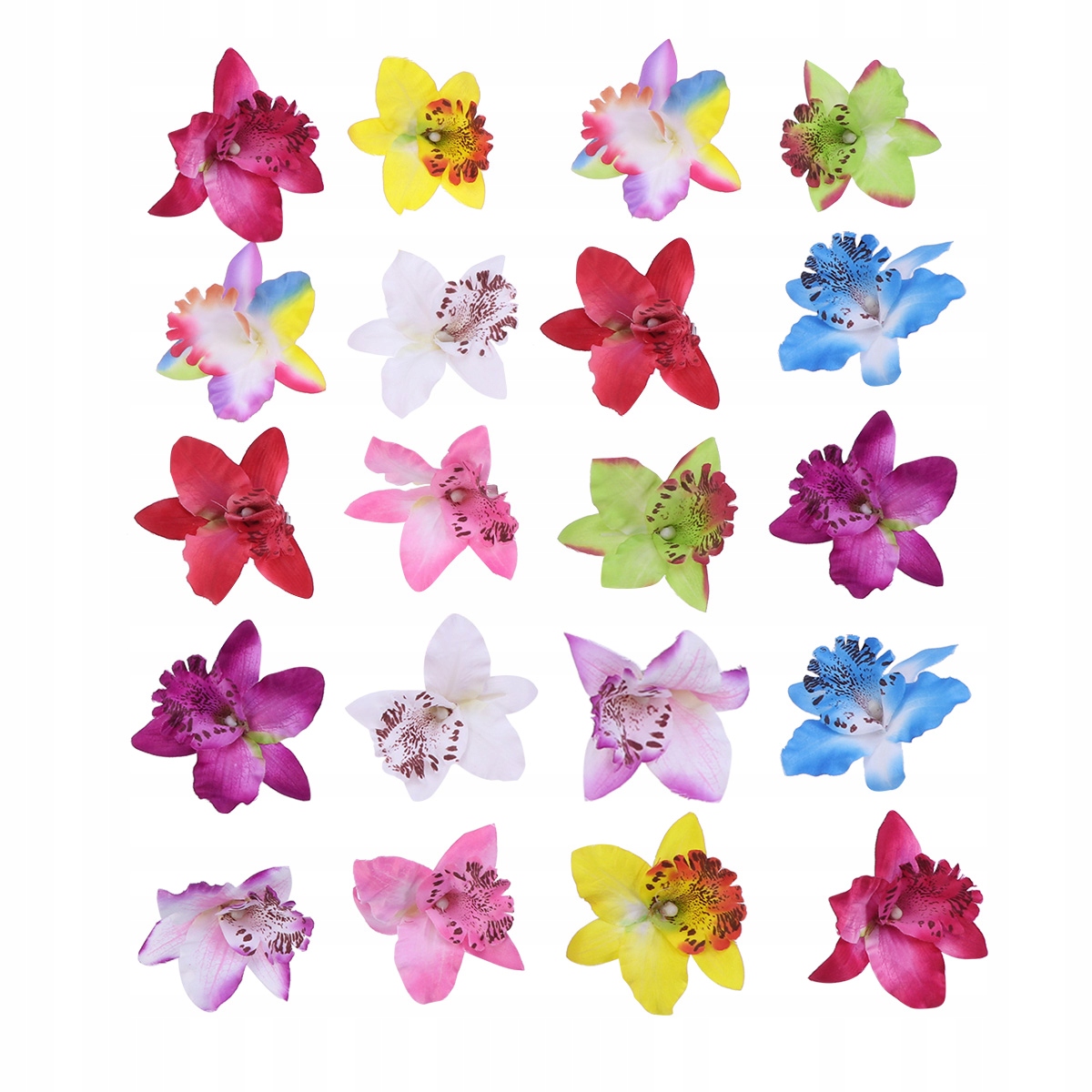 20 ks Phalaenopsis vlasové klip pre klip na vlasy