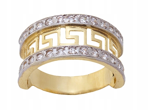 216 Golden Greek Ring Greek Pattern 585