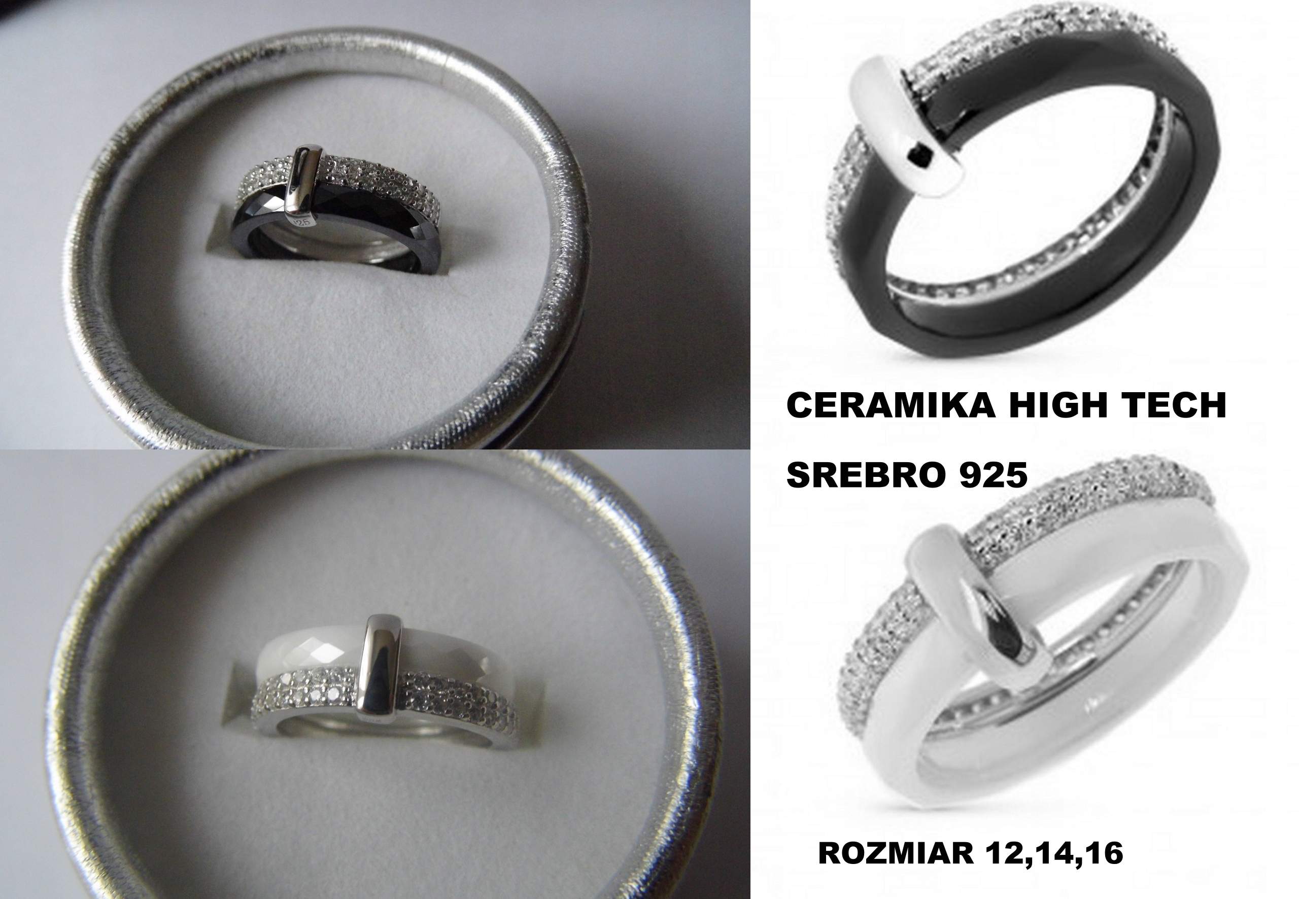 -25% ČERNÁ STRIEBORNÁ KERAMICKÁ TVÁR, 3 VEĽKOSTI