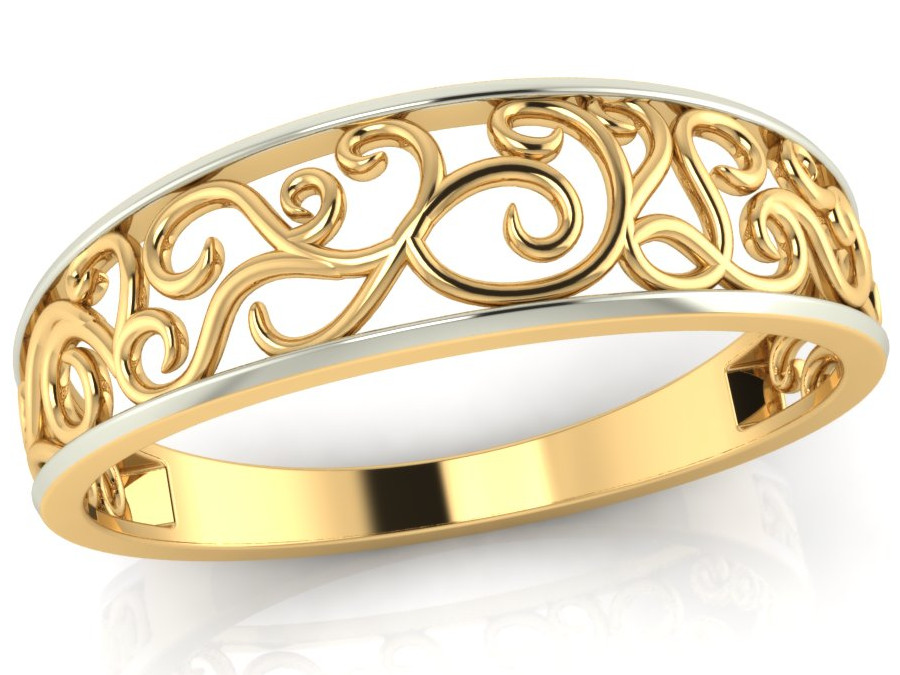 265 Openwork Gold Ring 585 Grawer zadarmo