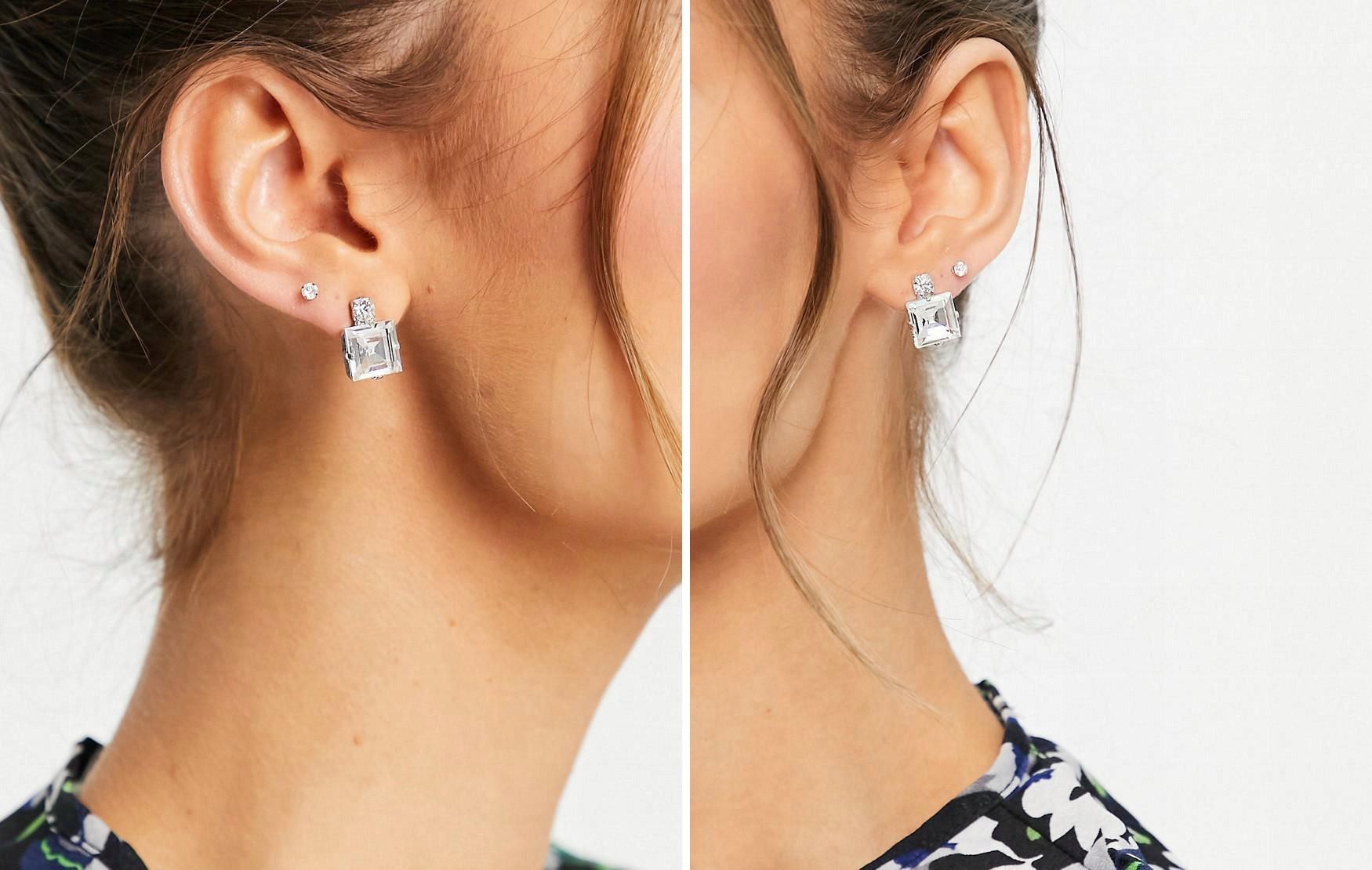 26C8A3 Crystal Swarovski náušnice