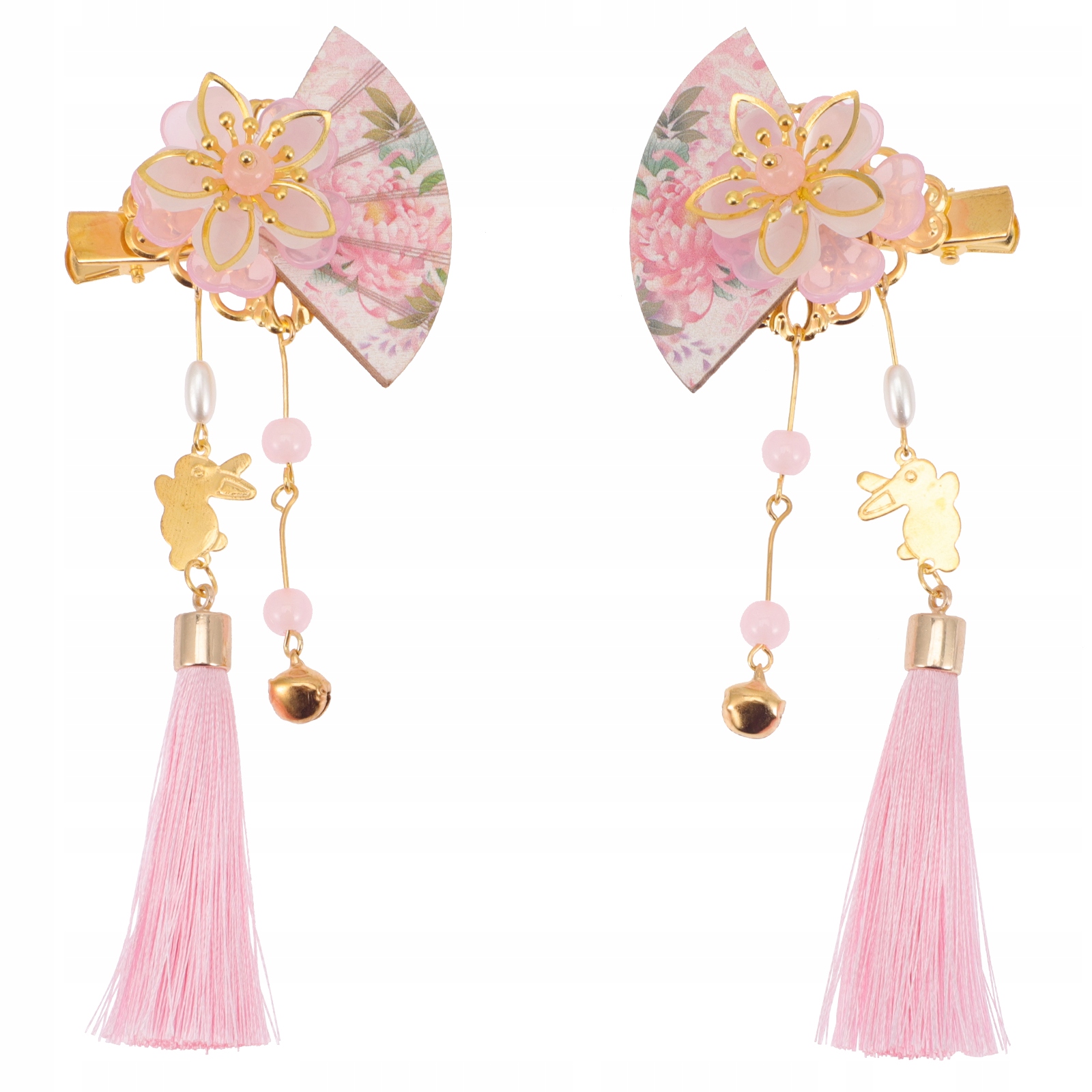 2pcs Rave Fan v štýle japonského klipu vlasov