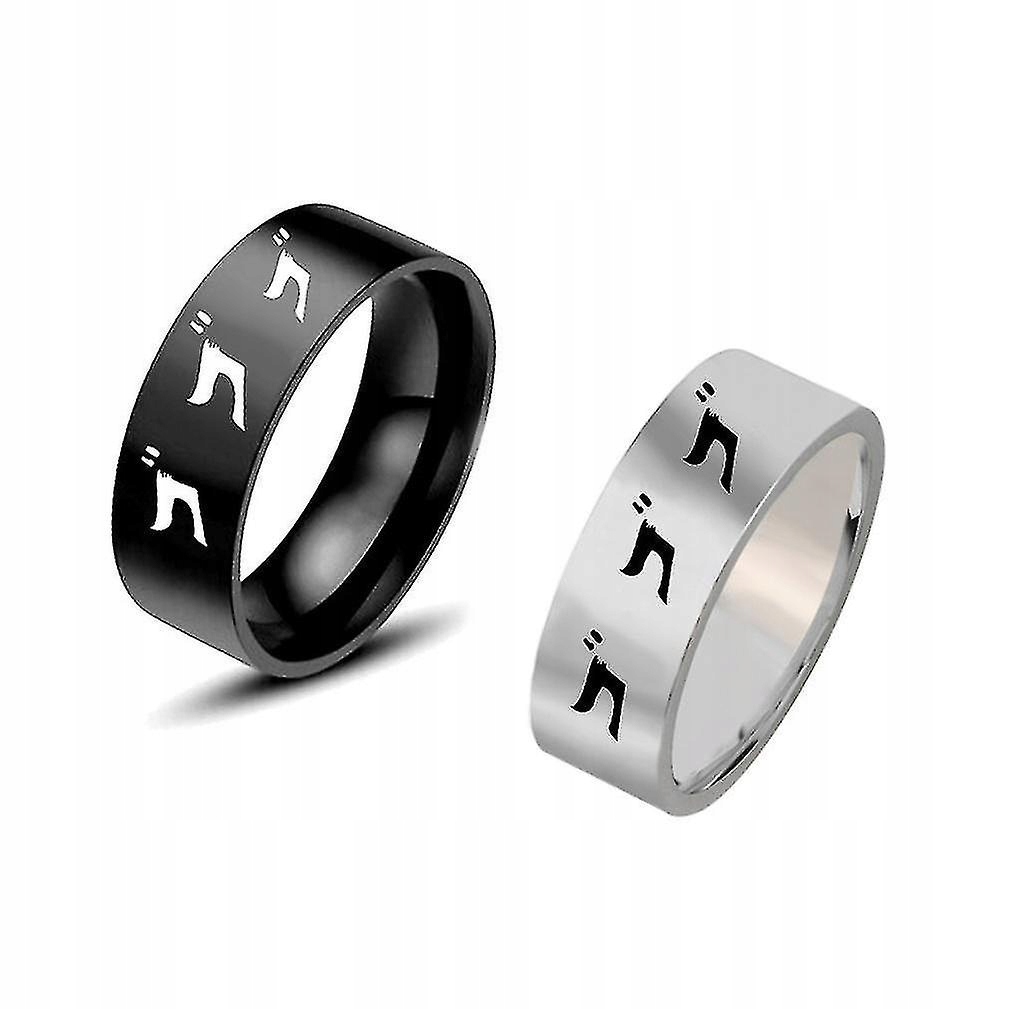 2pcs JoJo's Bizarre Adventure Anime Ring Nerezless
