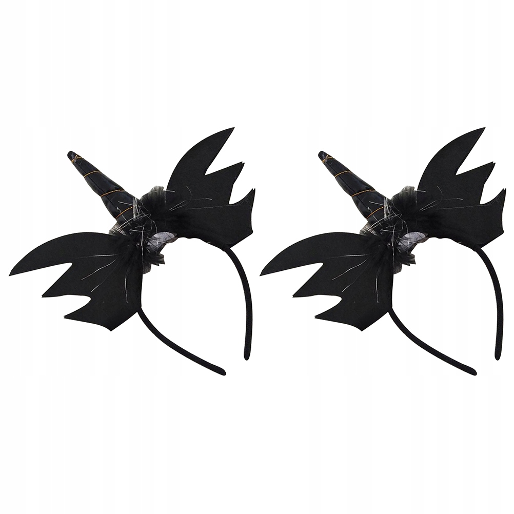 2ks Halloween Bat Hair Bands