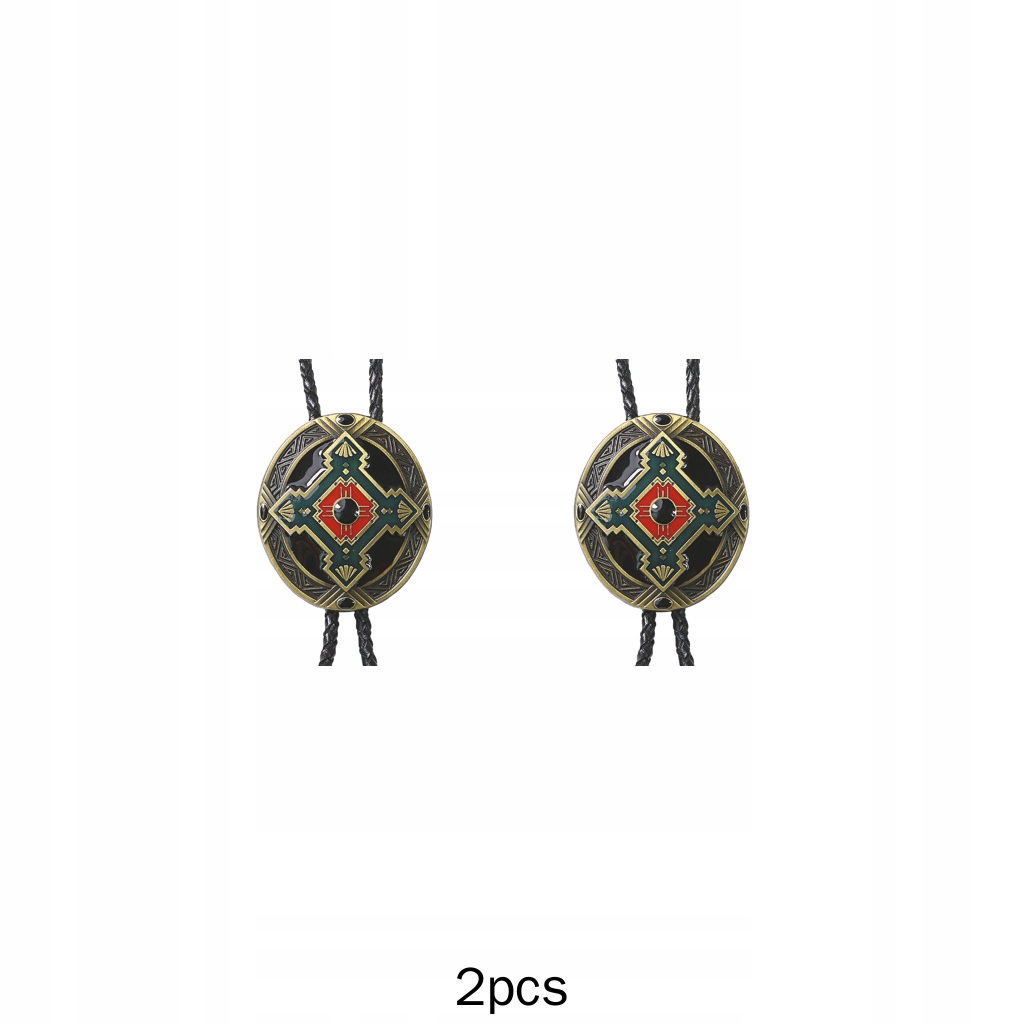 2x móda Indian Totem Western Cowboy Rodeo Bolo