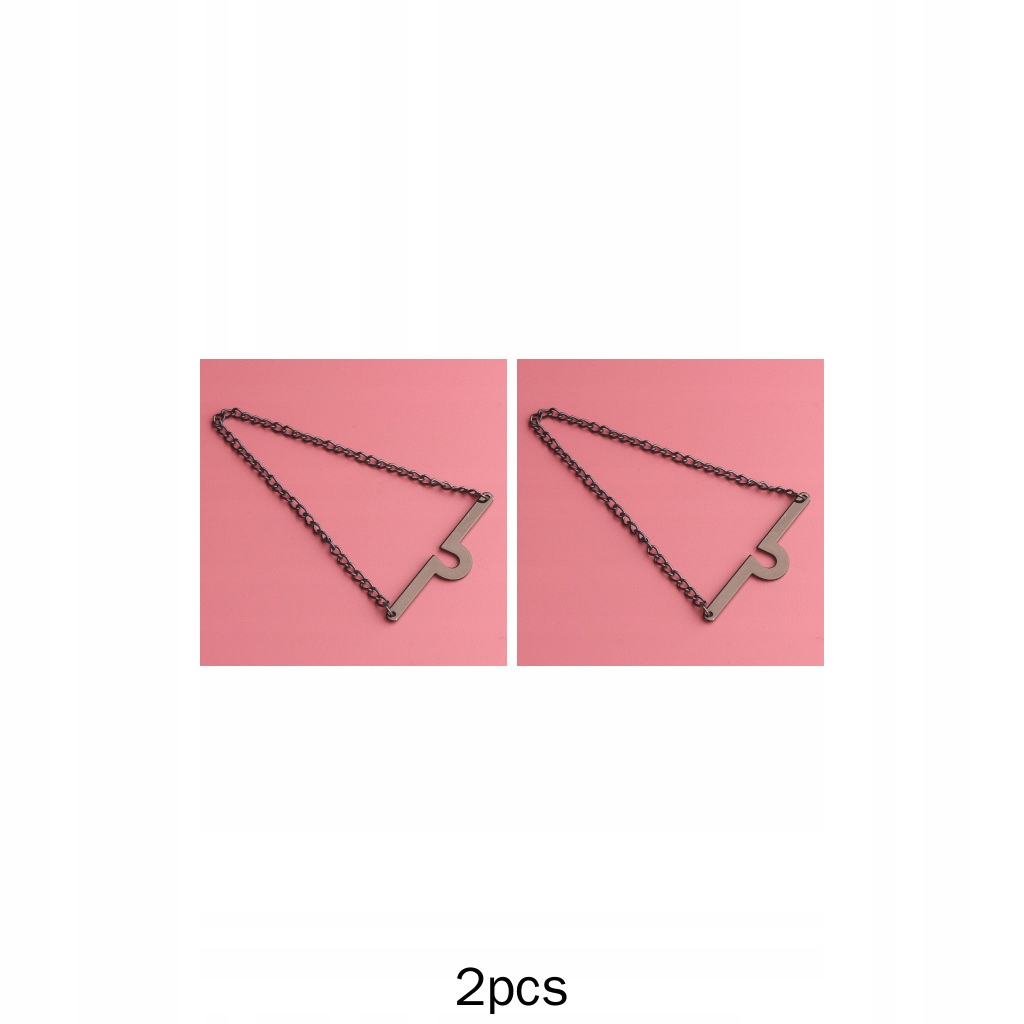 2x móda single loop kravata reťaze reťaze