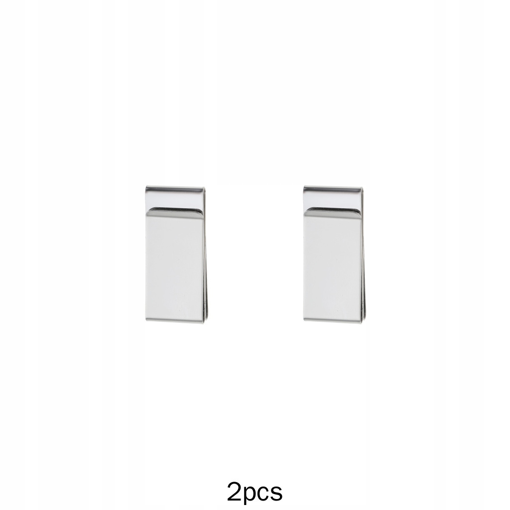 2x Handy oceľová peňaženka za peniaze