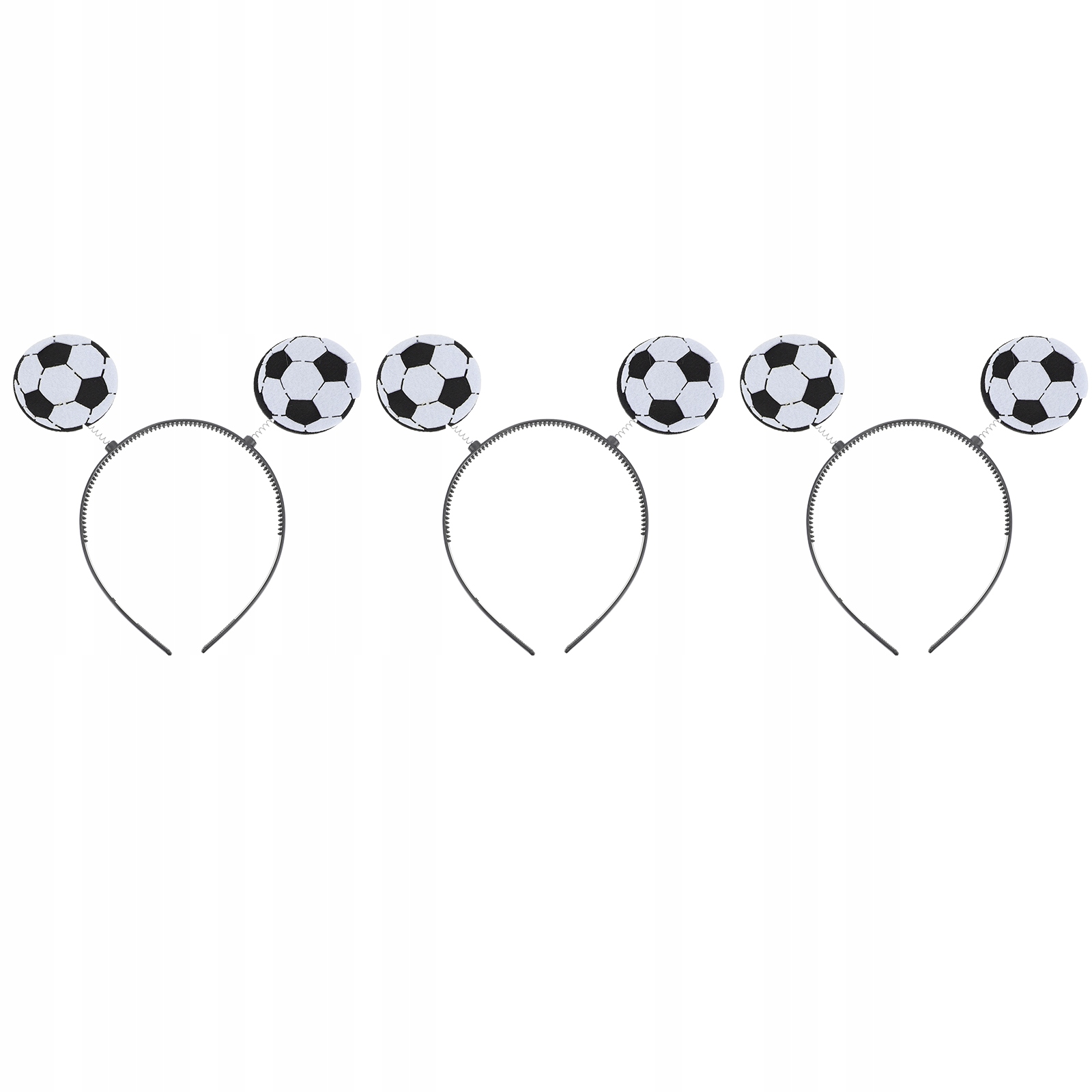 3 -kusy futbalová kapela Hairband čelenka