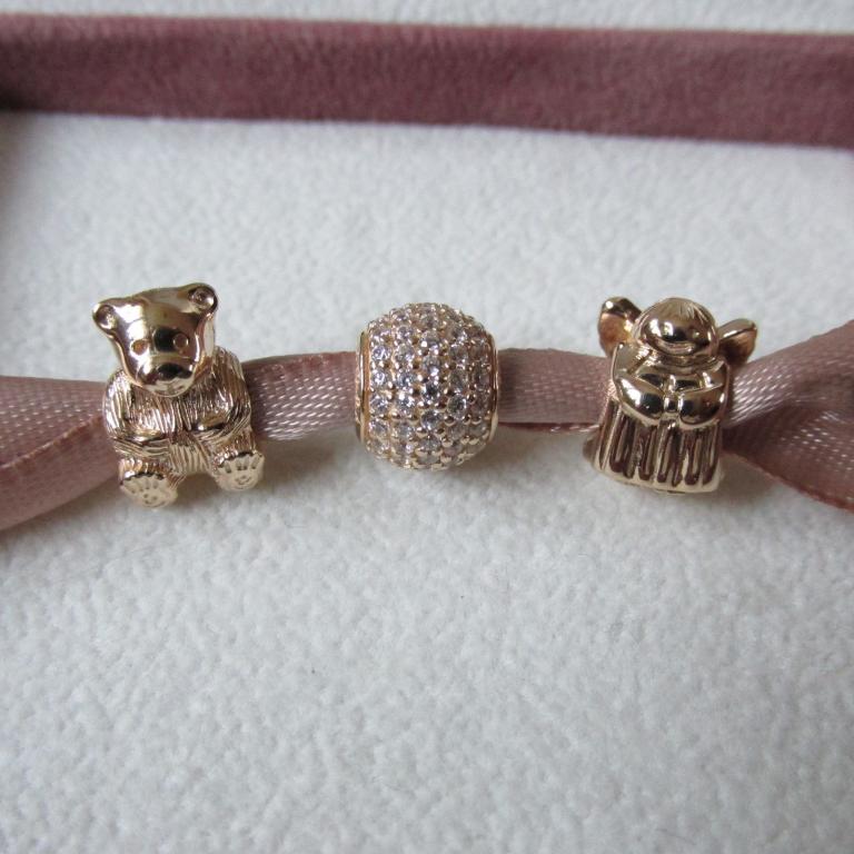 3 originálne prívesky Pandora 750819CZ 750419 750462