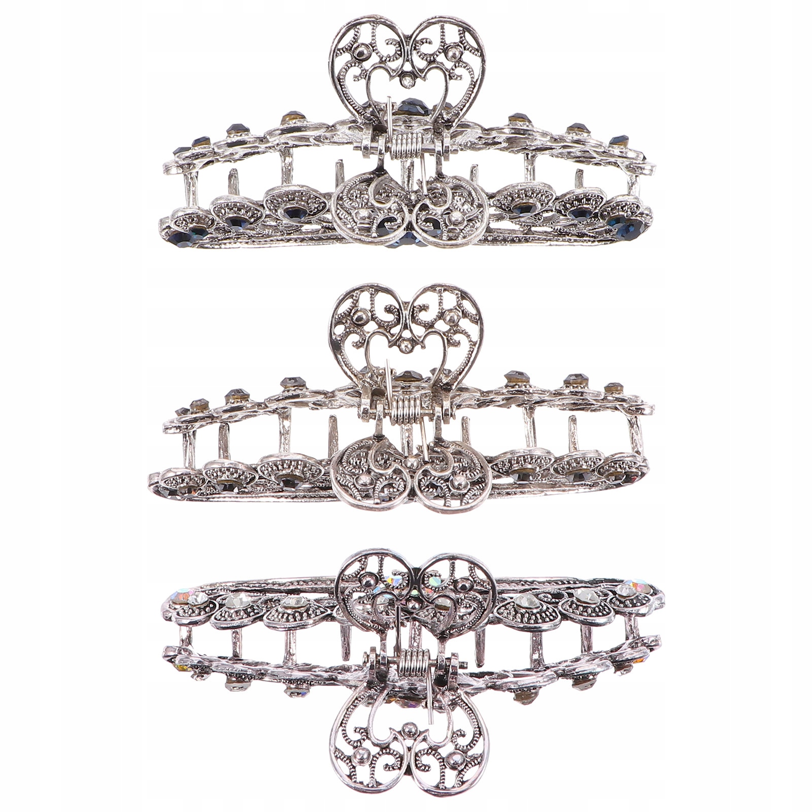 3 kusy Pony Claw Bobby Hair Pin