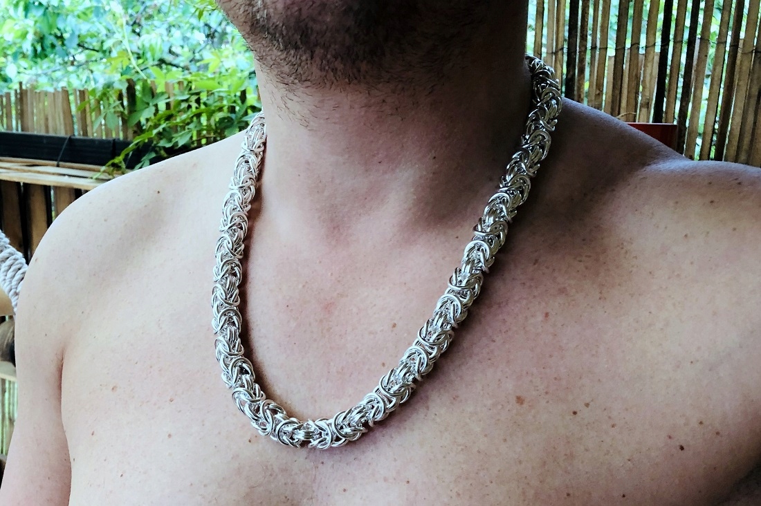 360G 13 mm Royal-Bizantian Reťaz Silver 925