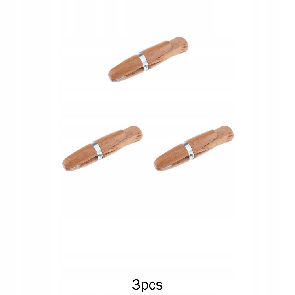 3x drevené klenotníci prsteň