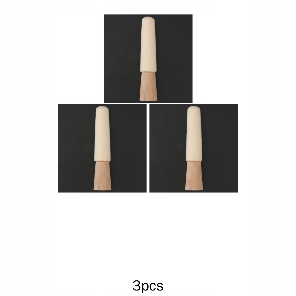 3x namontovaný typ kužeľa na dreve