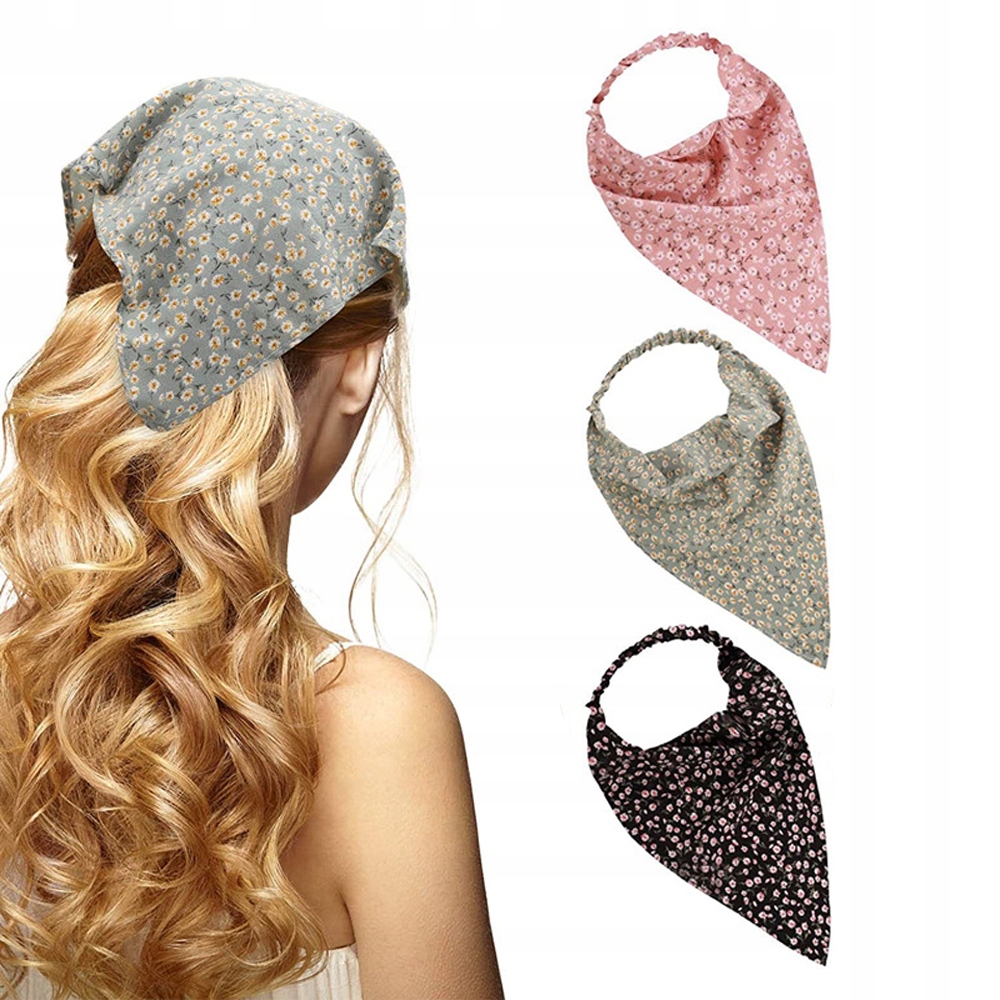 3x vlasové pásy vlasové pásy hlavy pásy Turban