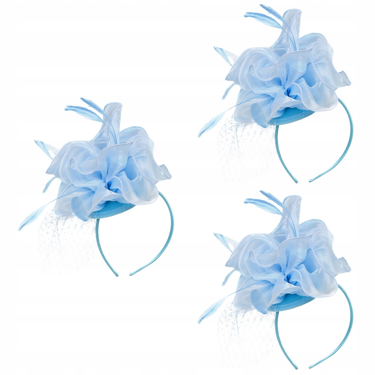 3x Tea Party Tea Party Fascinator kostým