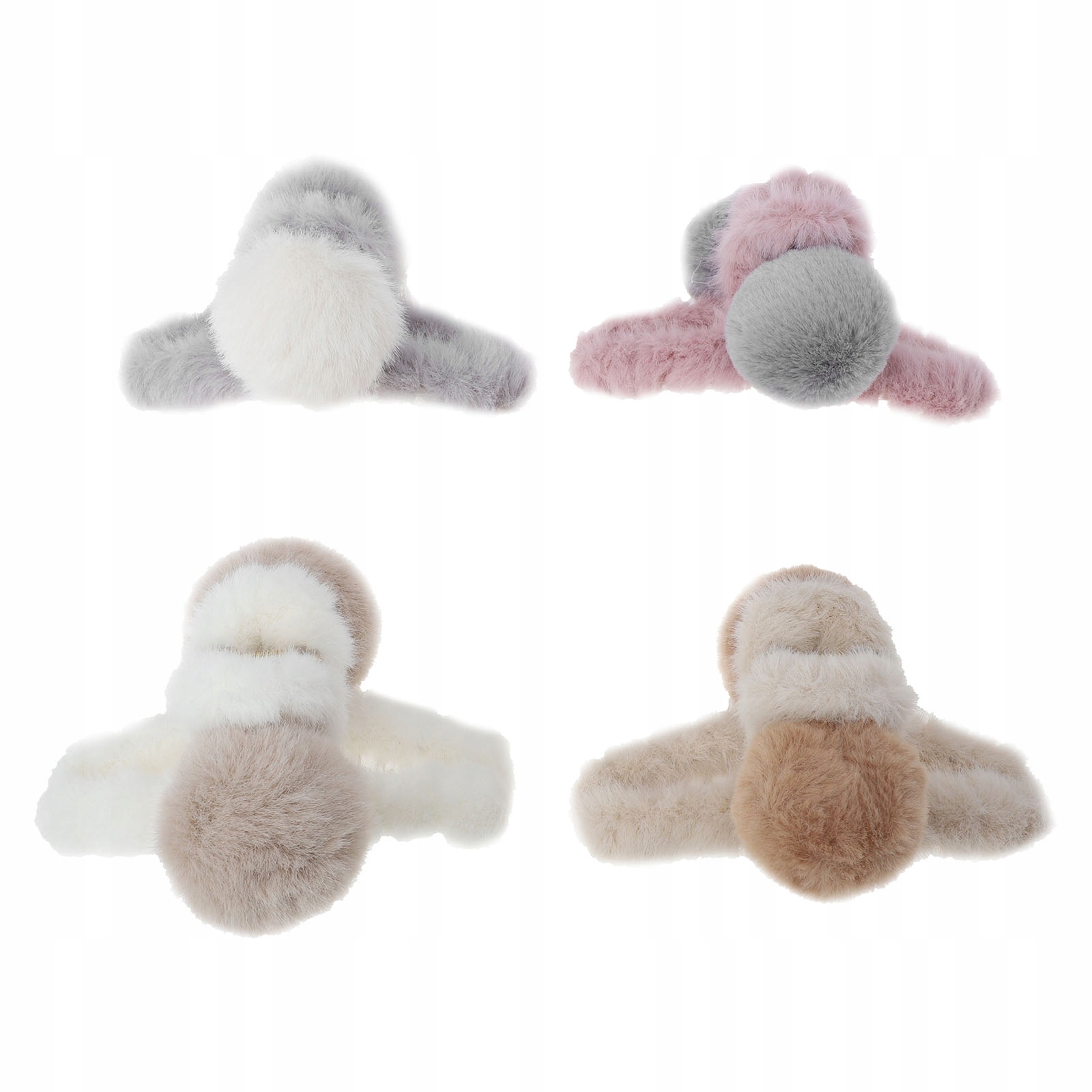 4 Fluffy Hair Claw Cap Chlry Claw pazúry
