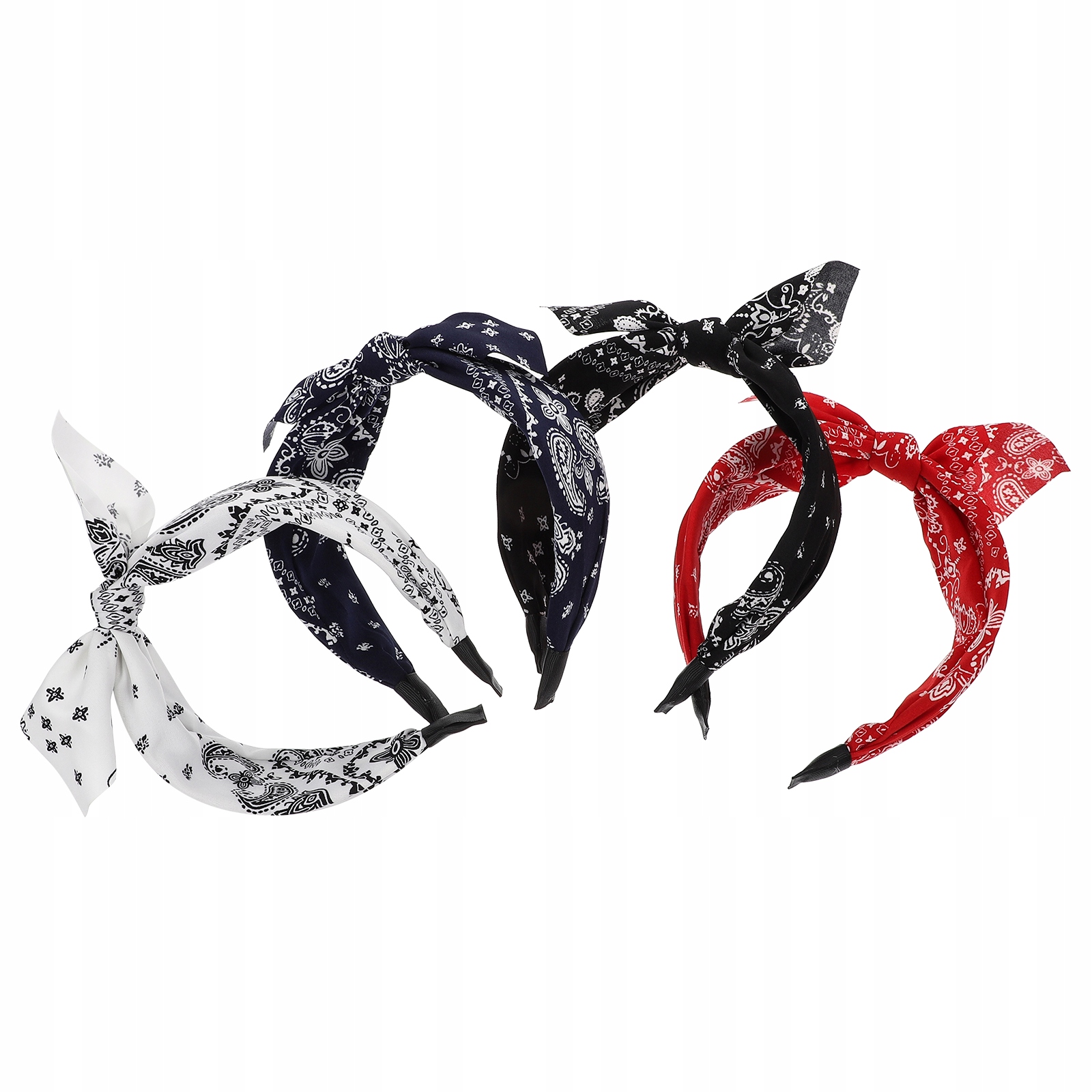 4 široký -prepletený bowknot na krásnej hlave