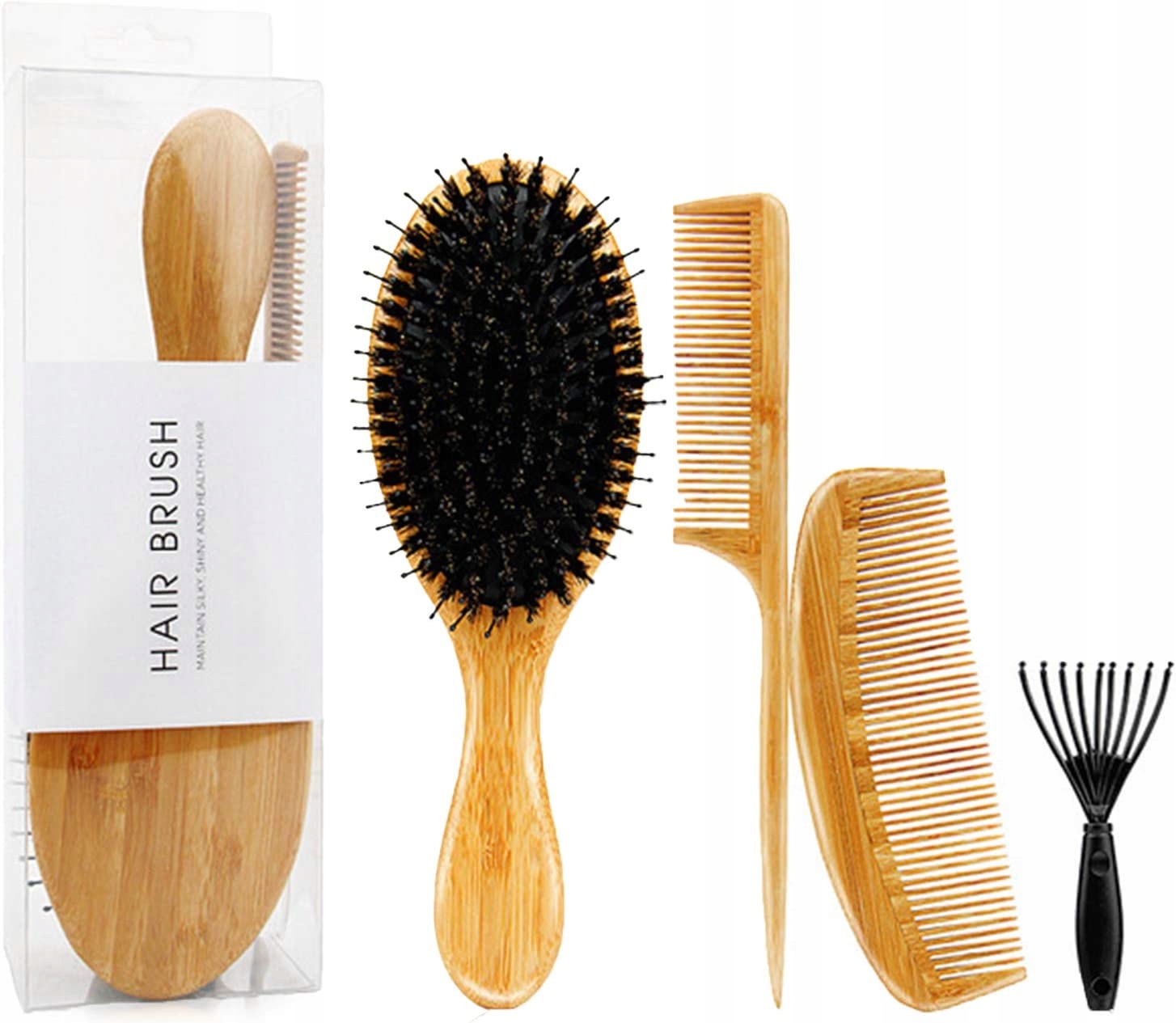 4 ks. Bambus bambus wame Brush Bambus