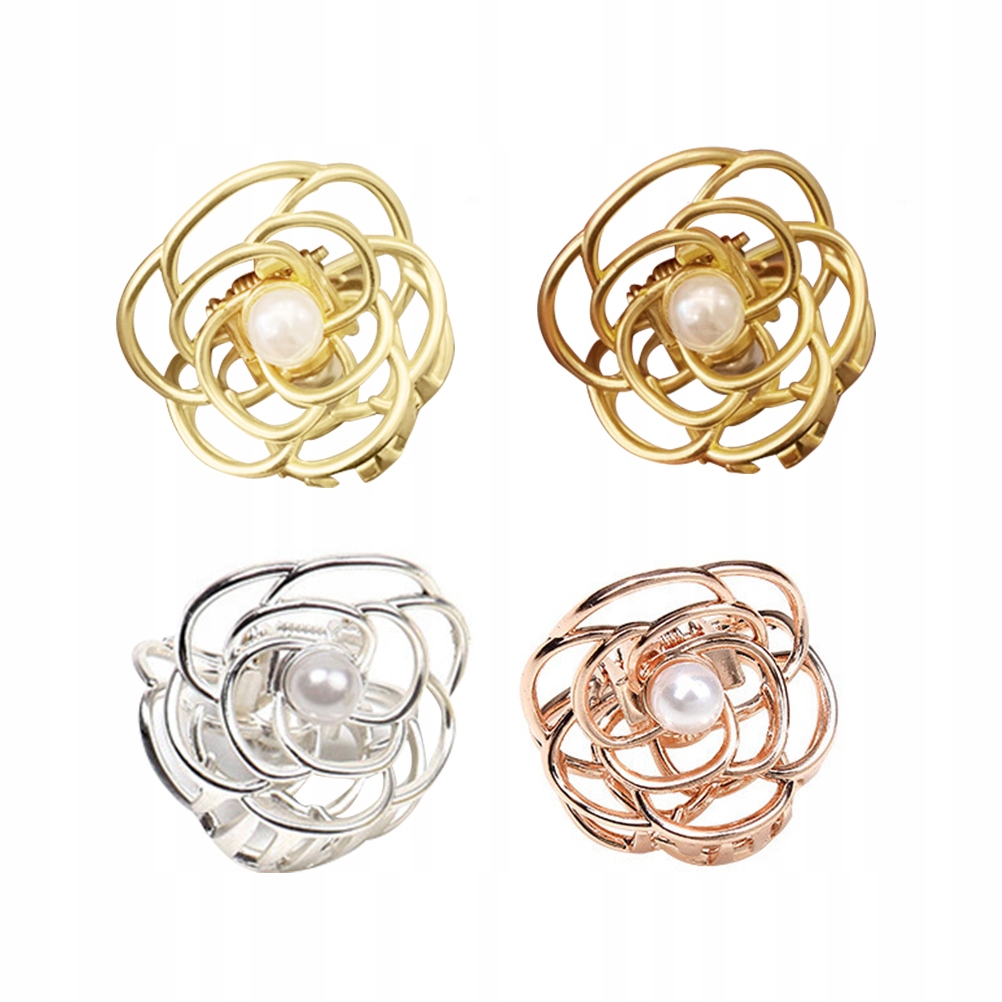 4 Dutinu-out-out Rose Hair Clip Clip
