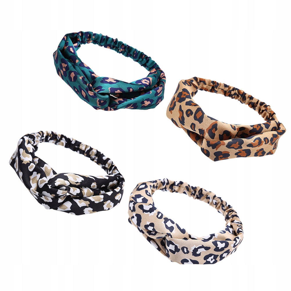 4 kusy Leopard Dámska hlava vlasov