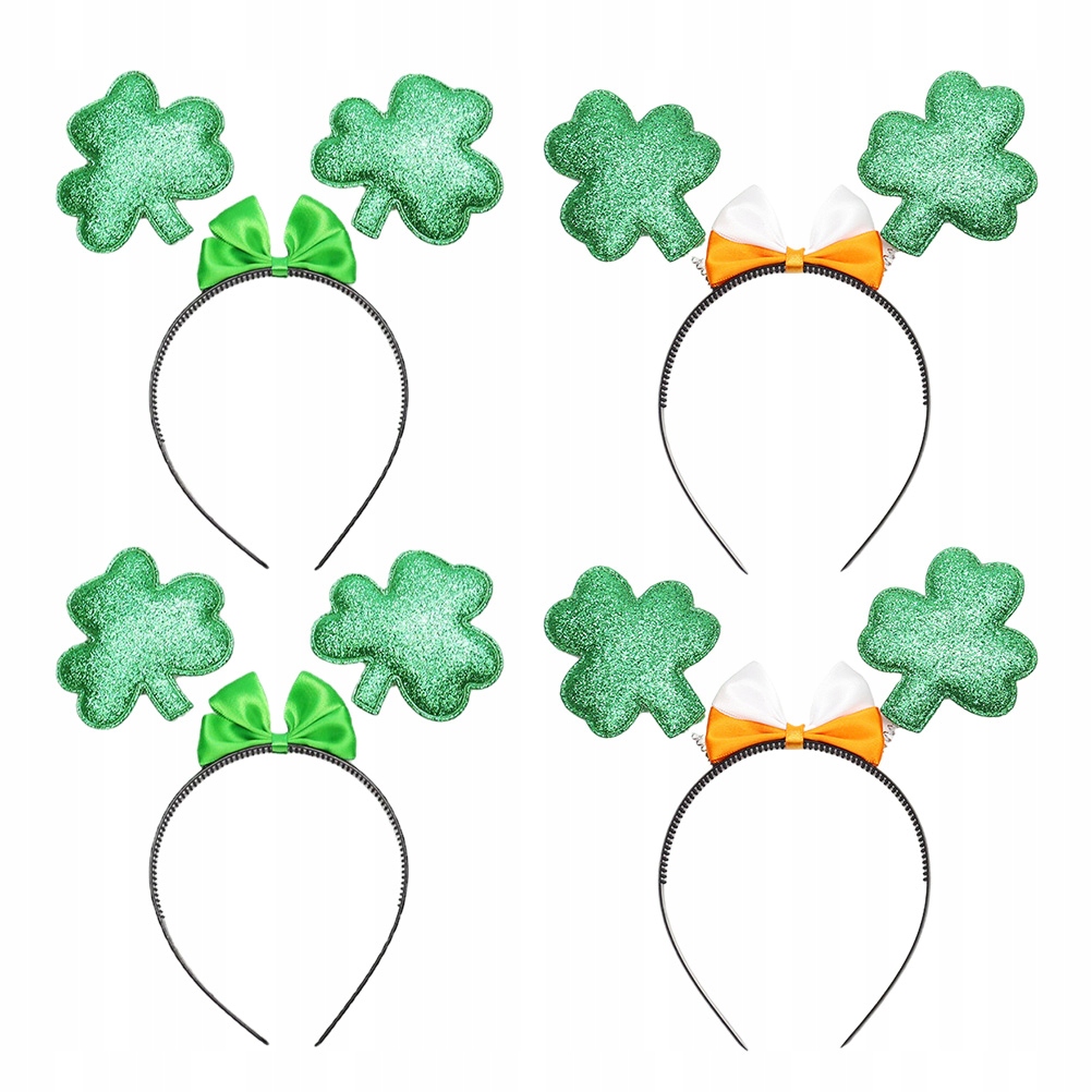4 kusy St. Patrick 'Day Hair Band