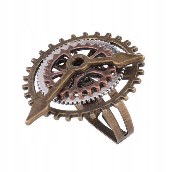4xsteampunk hodinky Part Gears Antic Ring