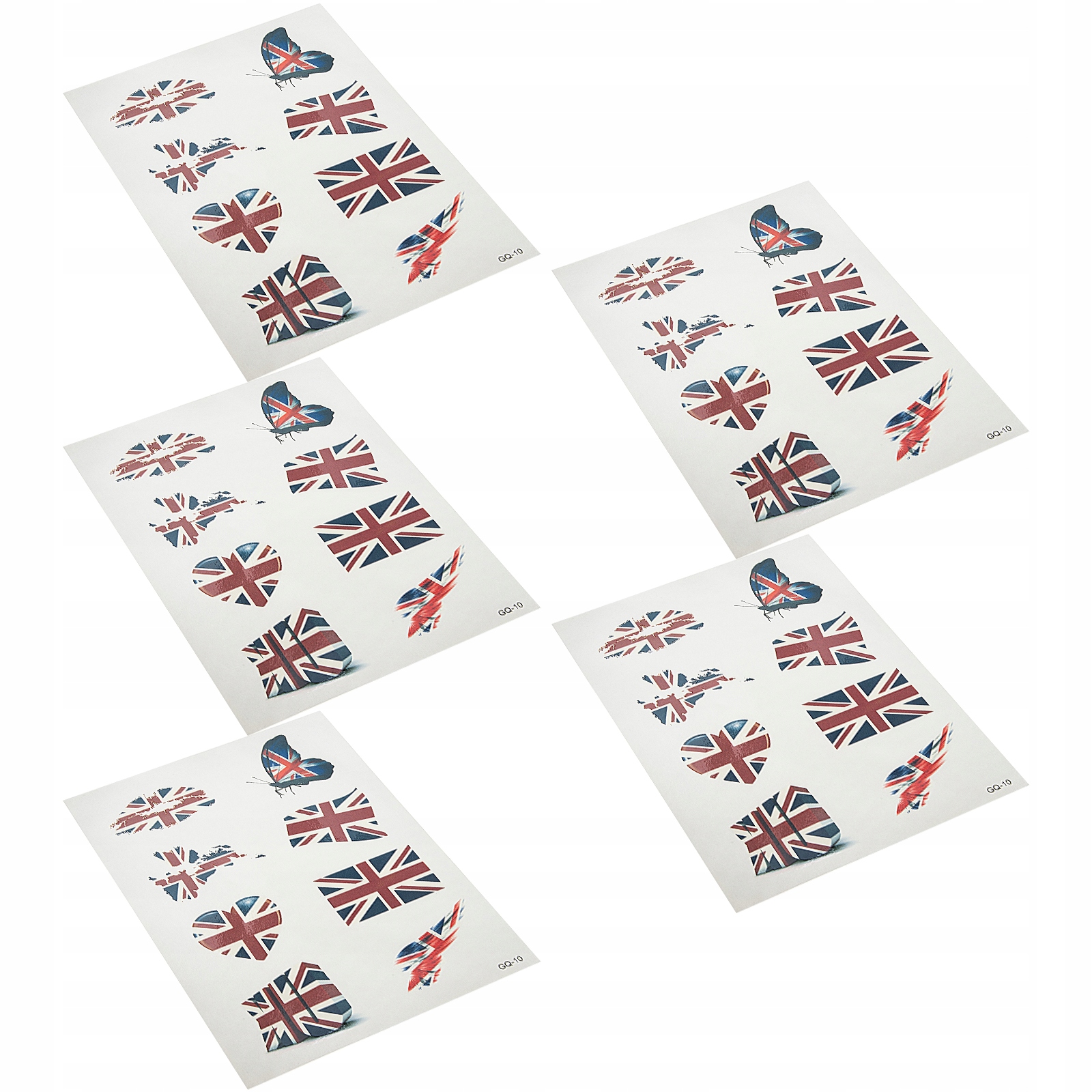 Tetovačky - 5 Union Jack zavádza dočasné tetovanie v