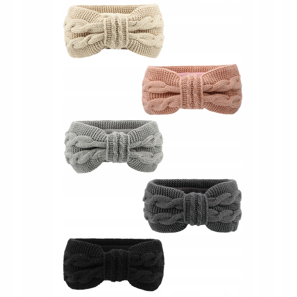 5 Bowknot Boss Wrap Winter Band na hlavu